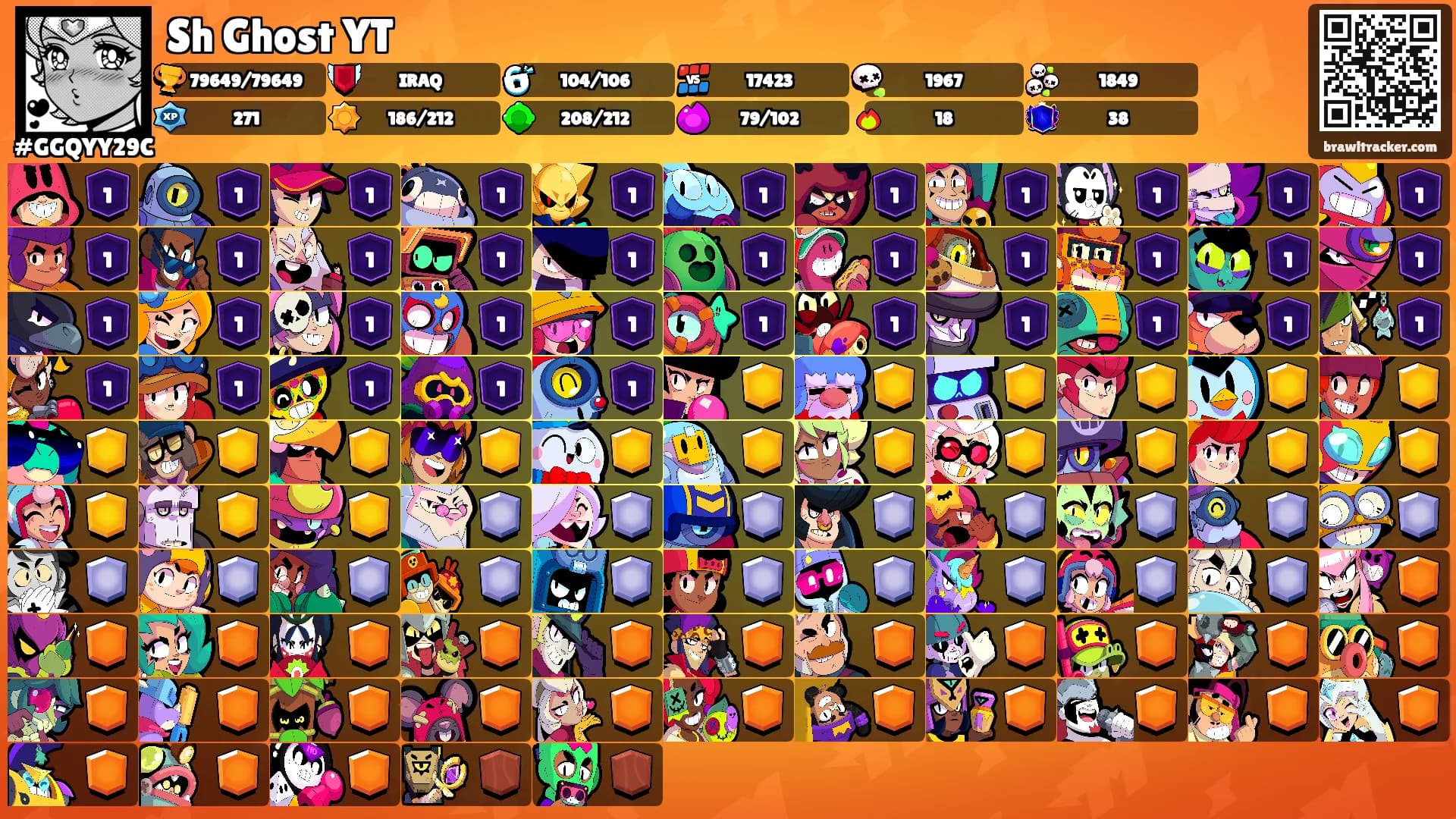 Sh Ghost YT's Ranks