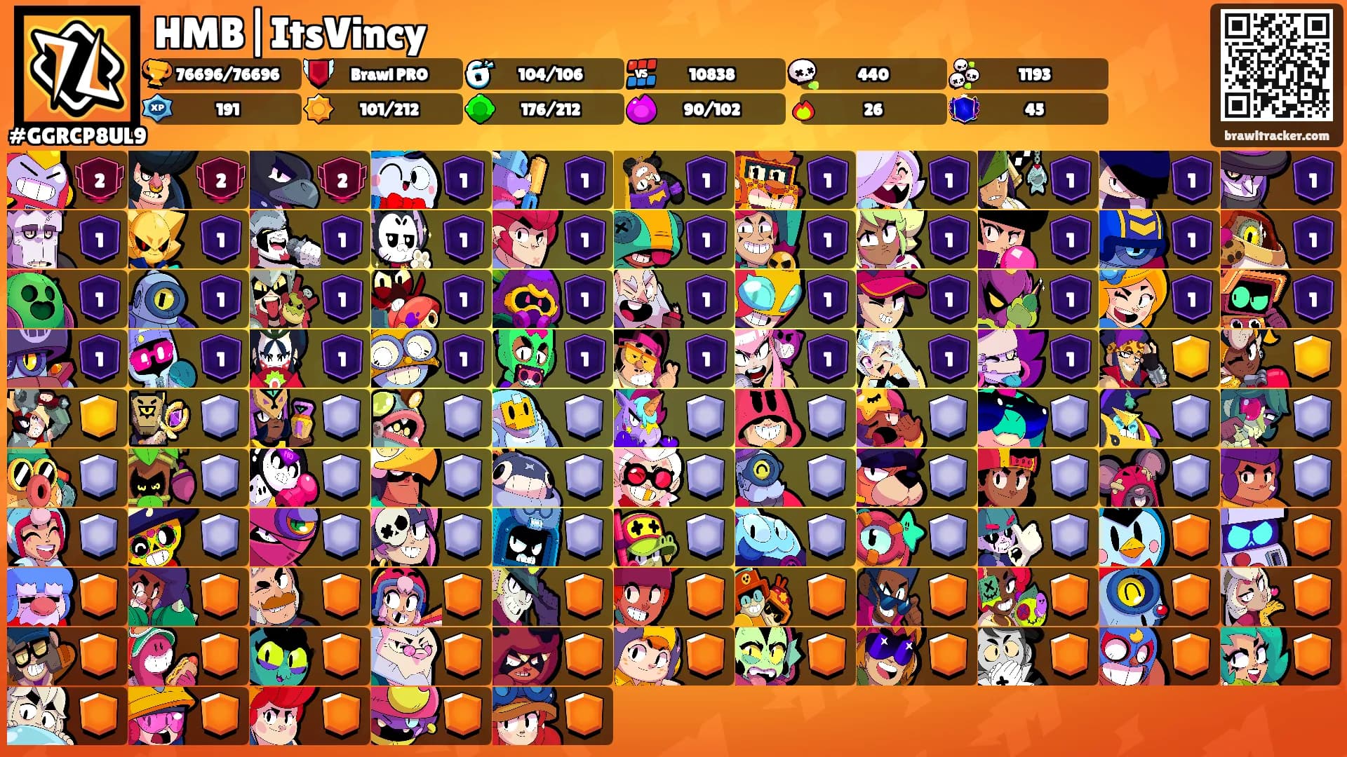 HMB|ItsVincy's Ranks