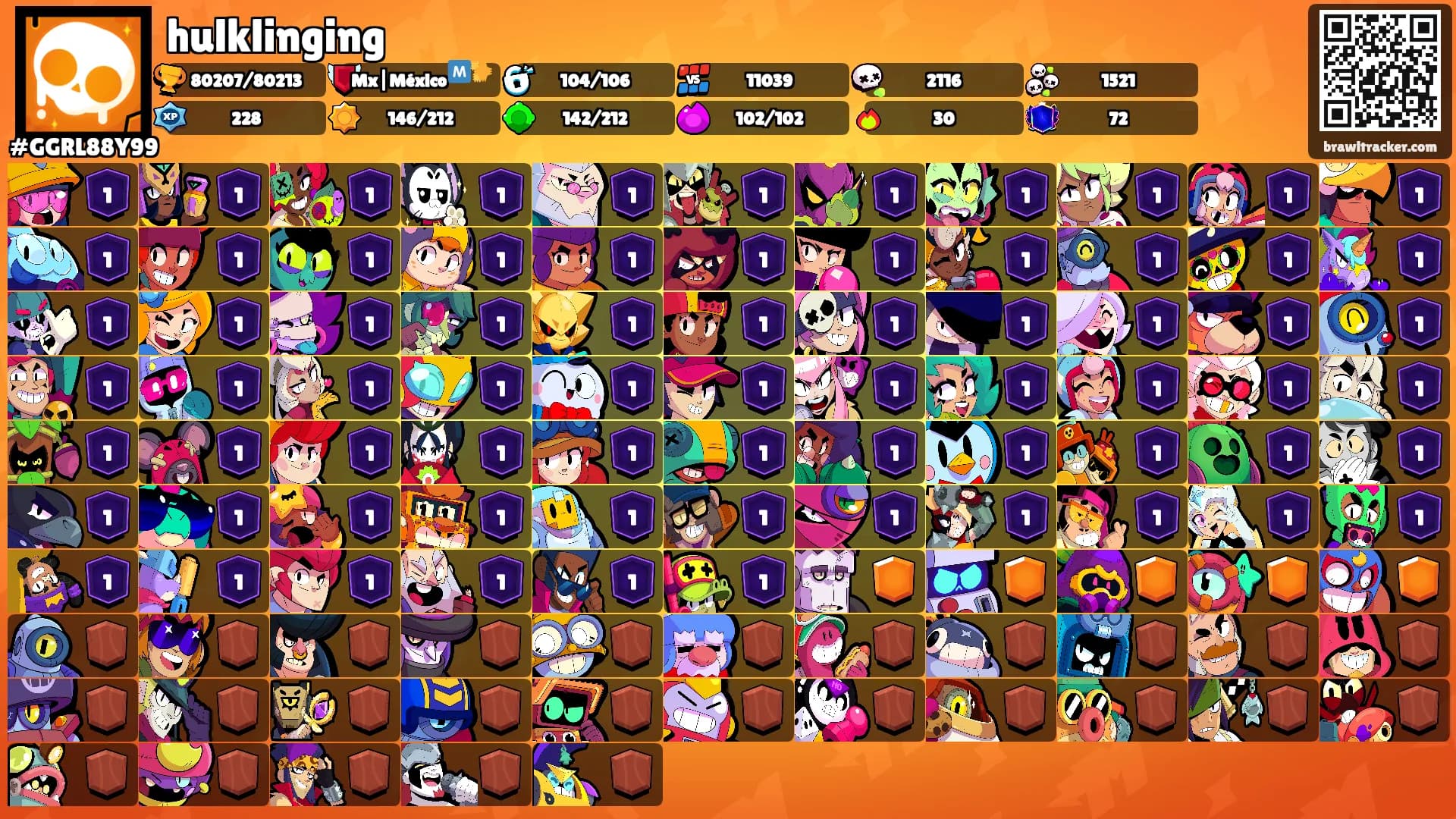 hulklinging's Ranks