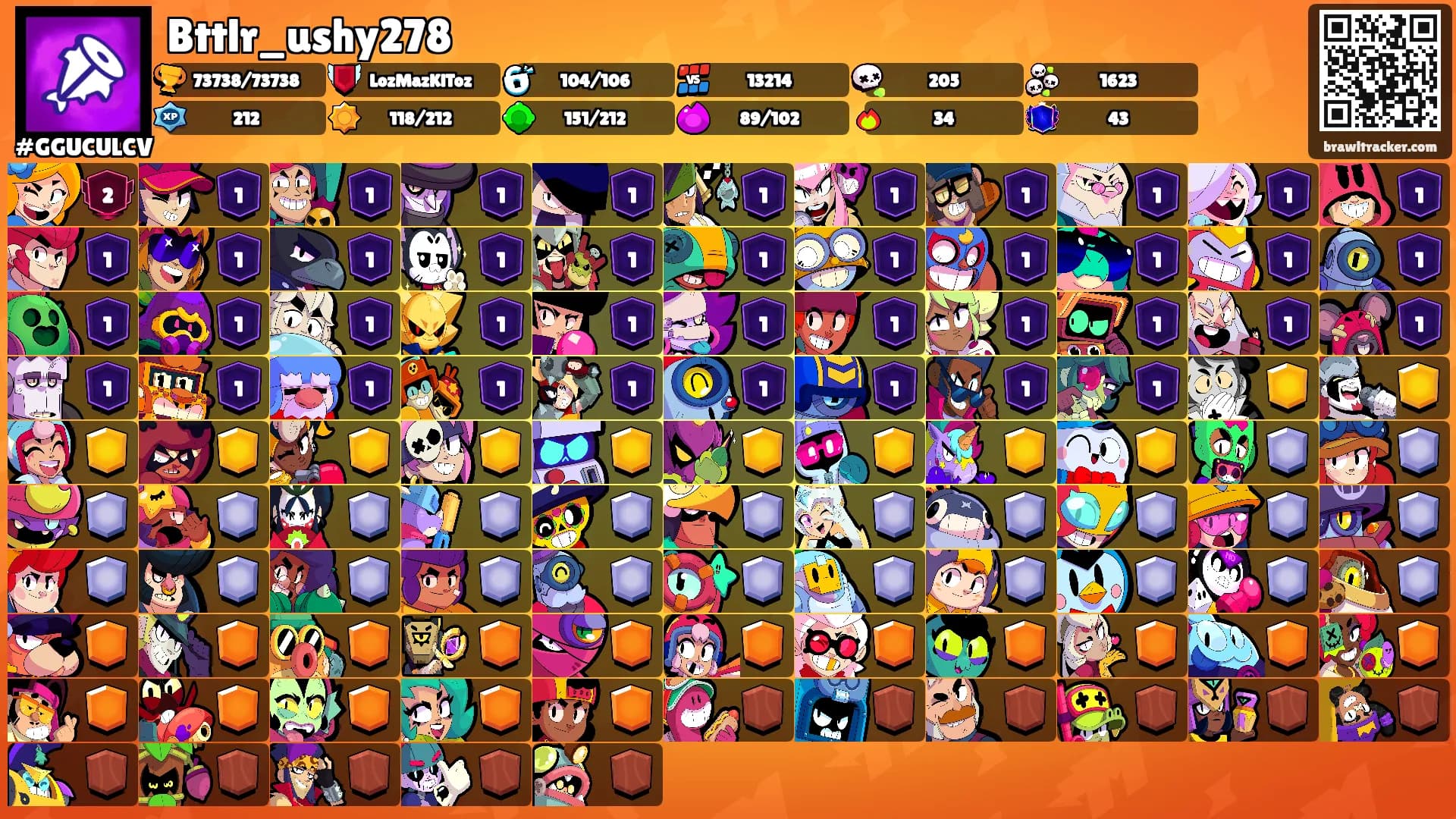 Bttlr_ushy278's Ranks