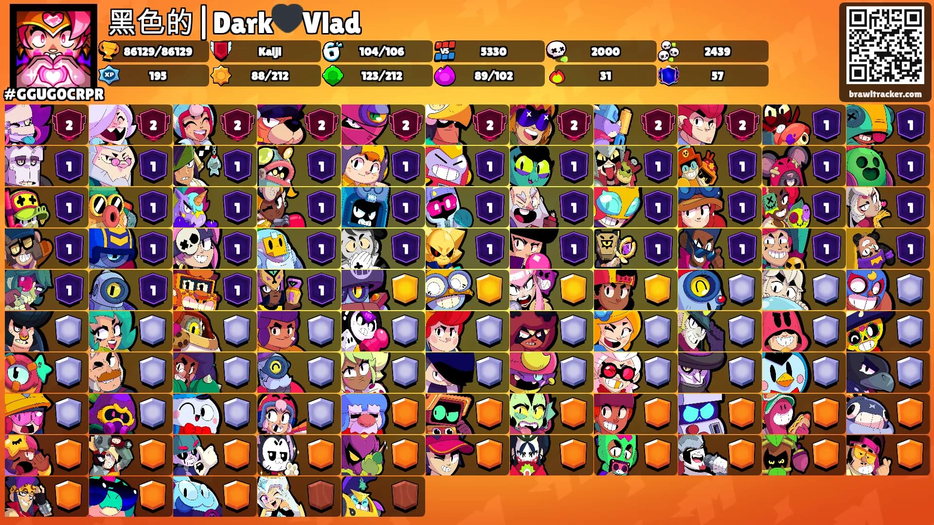 黑色的|Dark🖤Vlad's Ranks