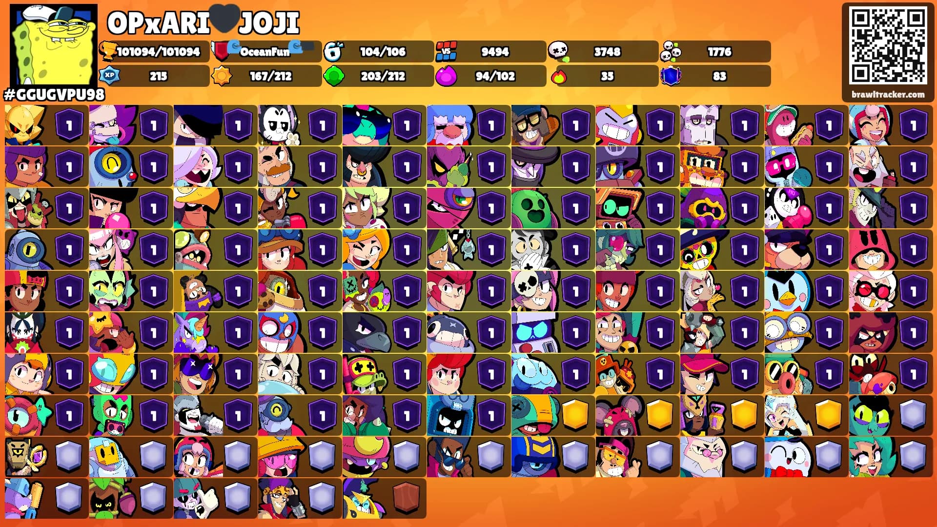 OPxARI🖤JOJI's Ranks