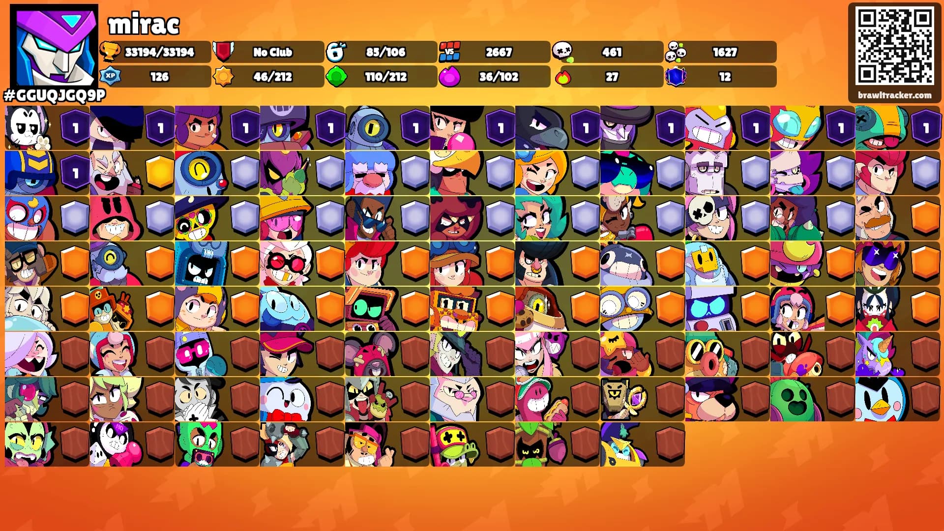 mirac's Ranks