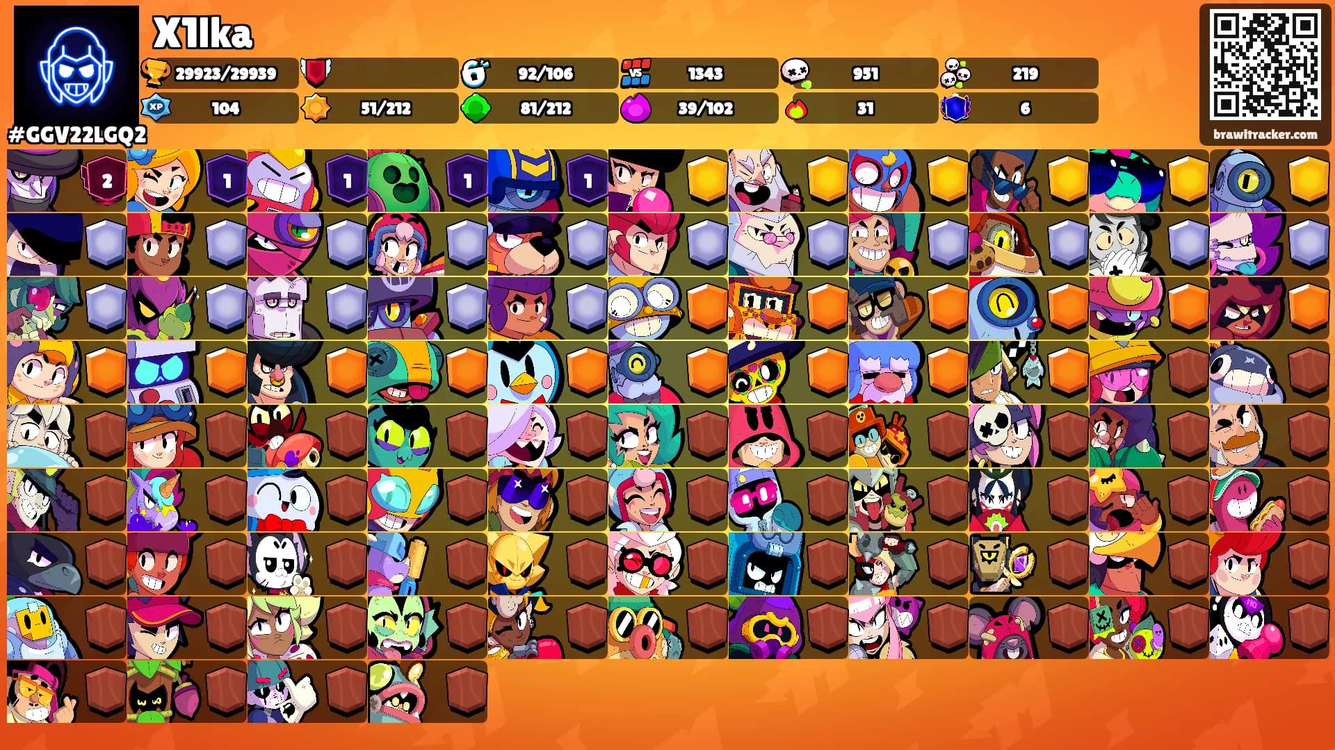 X1lka's Ranks