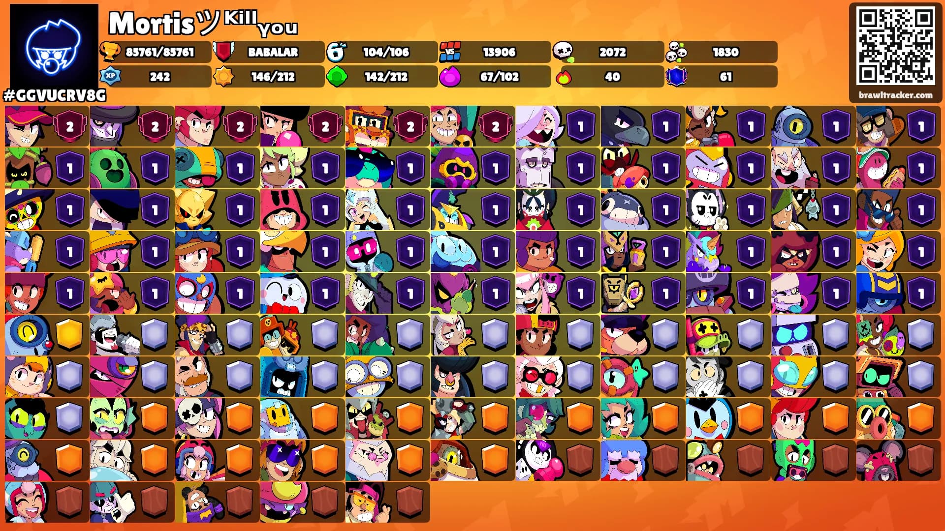 Mortisツᴷⁱˡˡᵧₒᵤ's Ranks