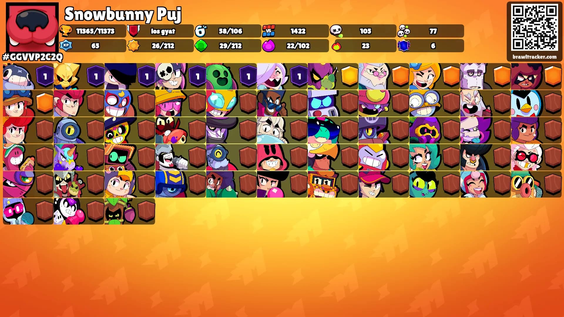 Snowbunny Puj's Ranks