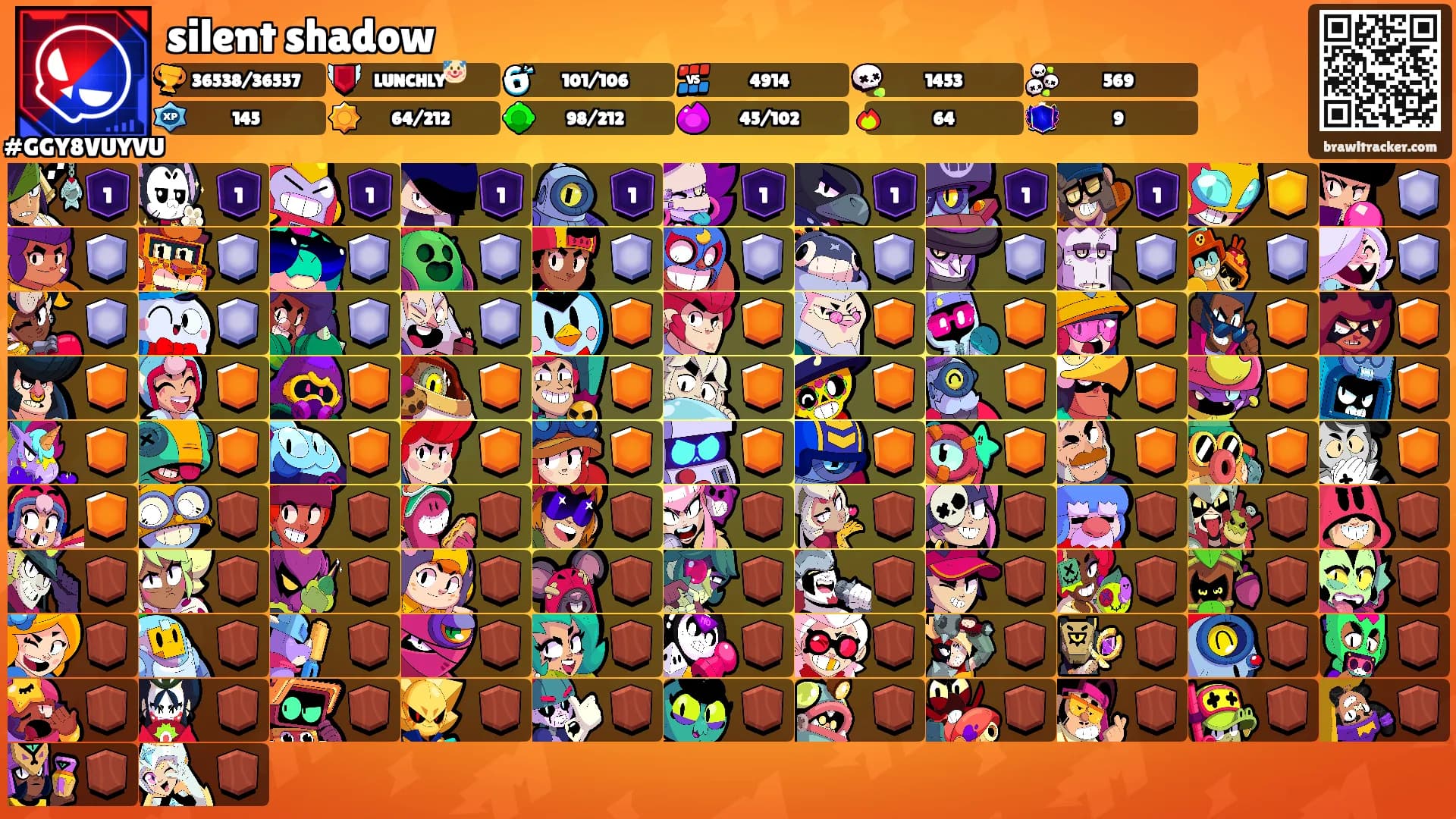 silent shadow's Ranks