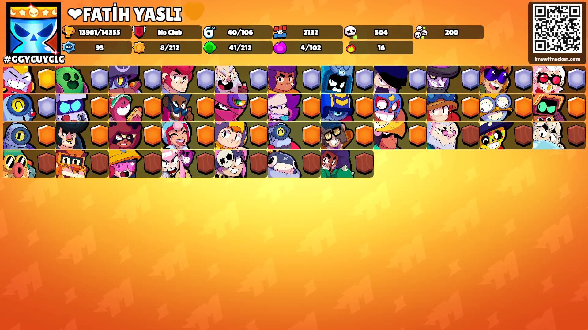 ❤FATİH YASLI 🧡's Ranks