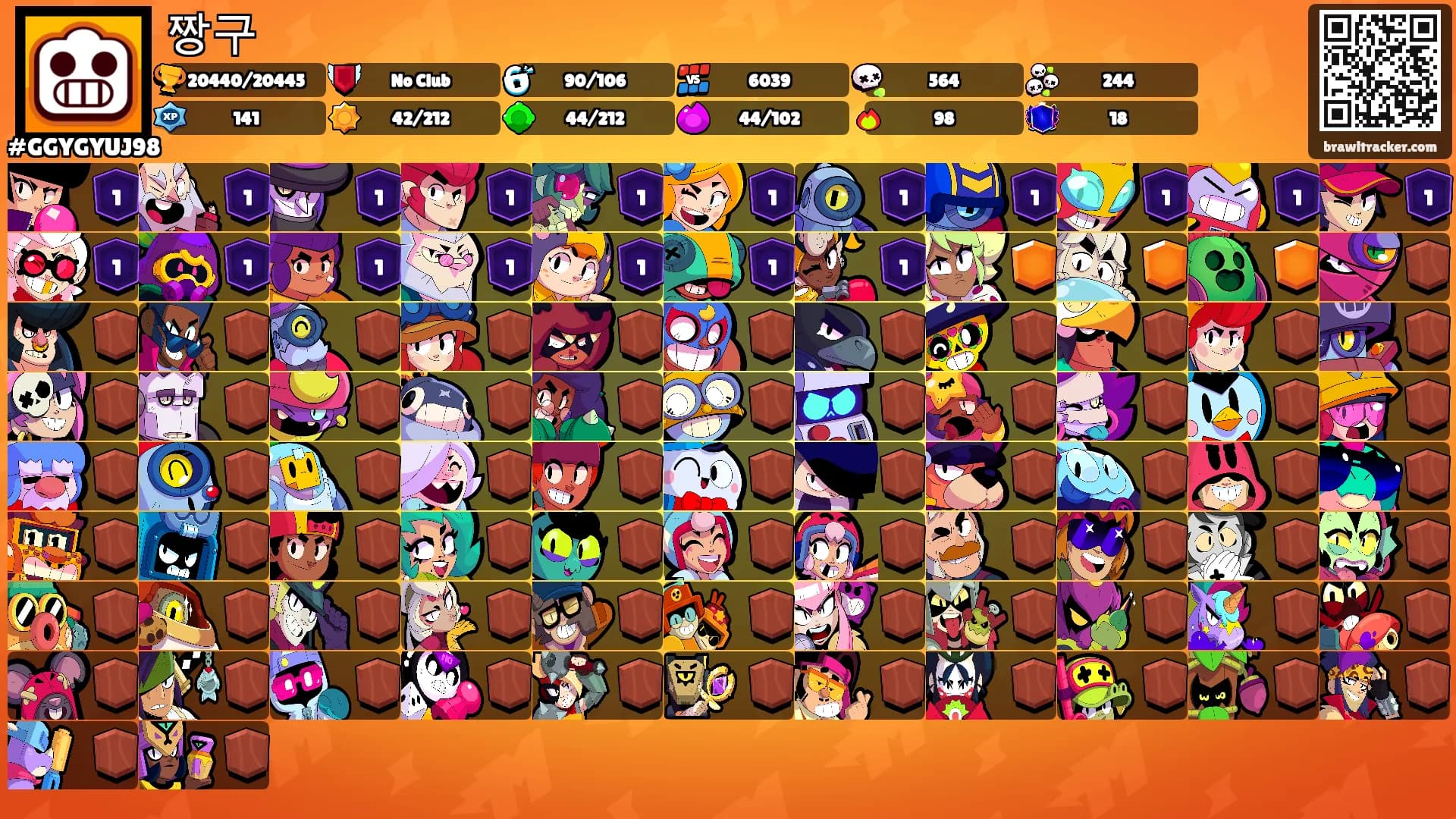 짱구's Ranks