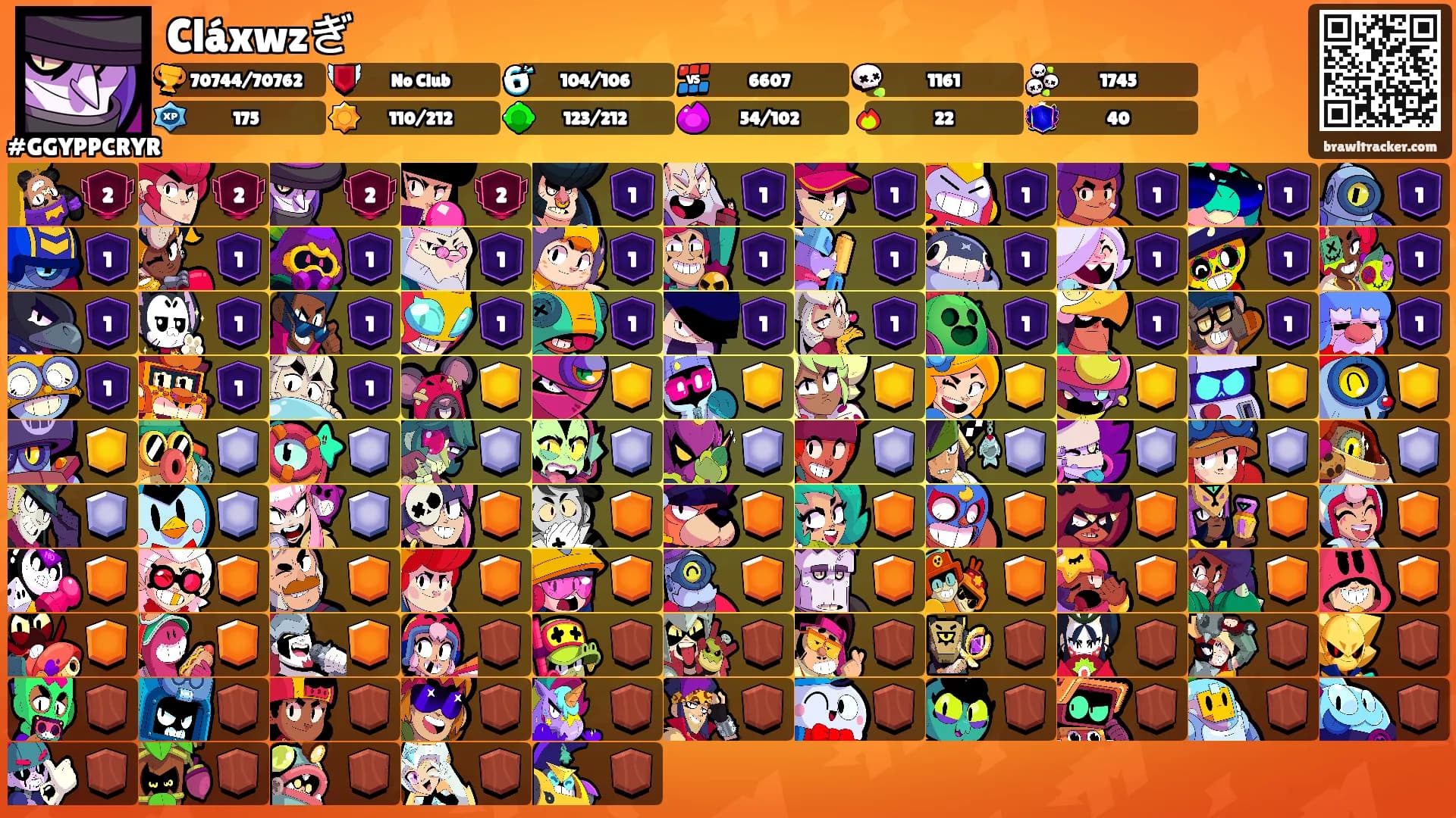 Cláxwzぎ's Ranks