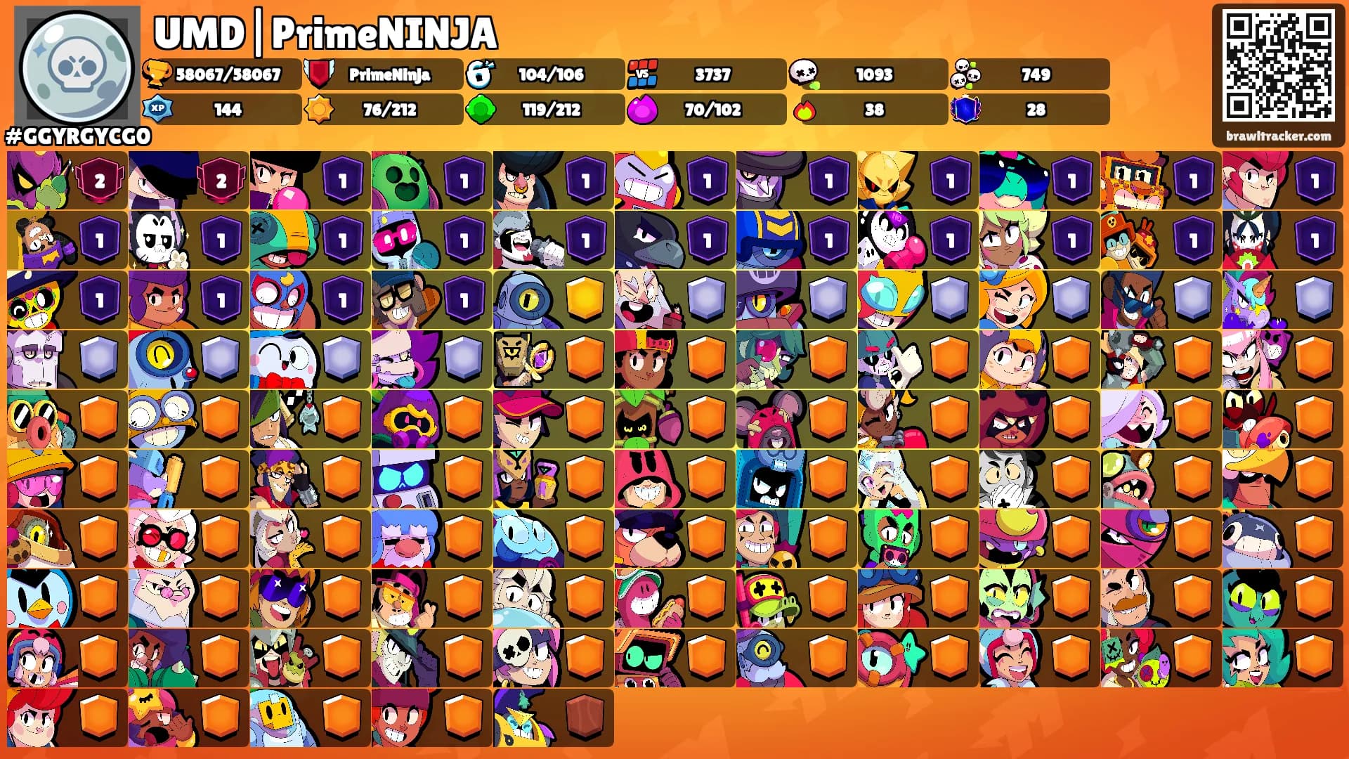 UMD|PrimeNINJA's Ranks