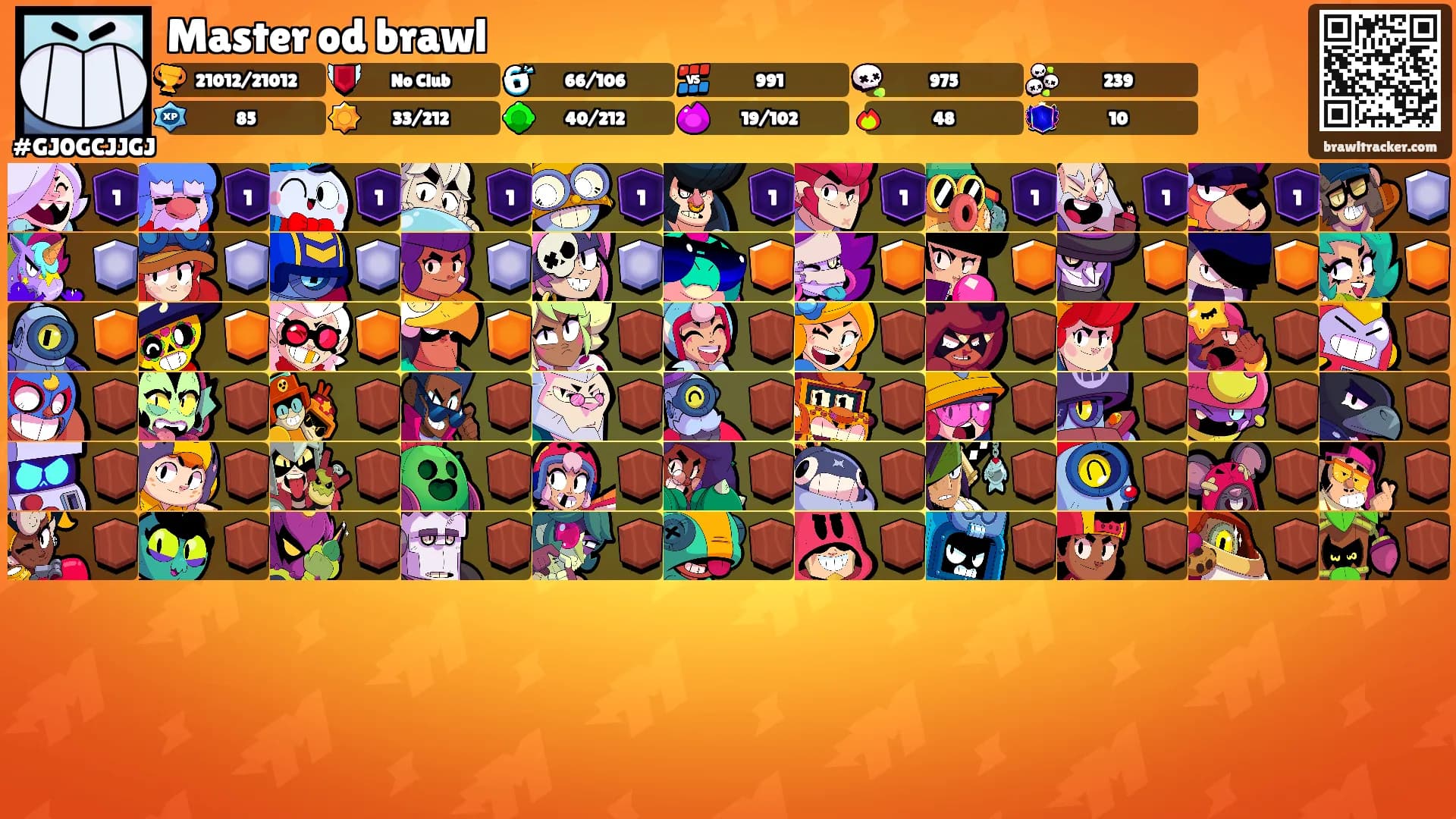 Master od brawl's Ranks