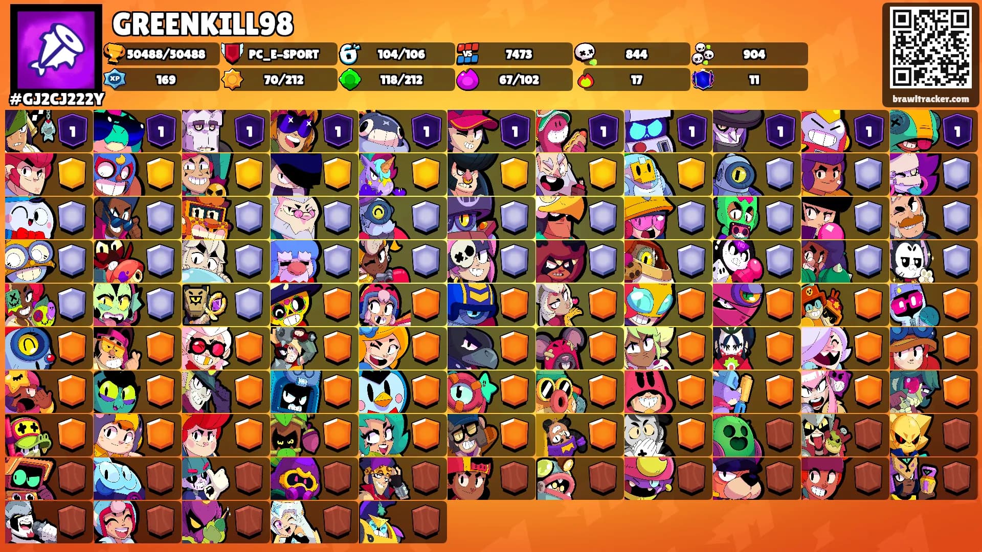GREENKILL98's Ranks