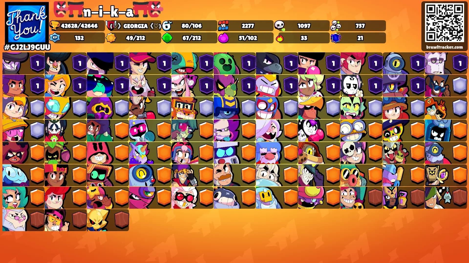 👺⛩️n-i-k-a⛩️👺's Ranks
