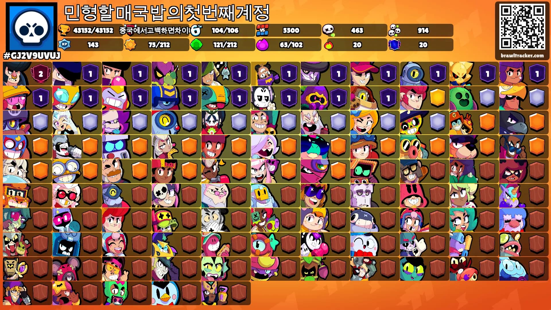 민형할매국밥의첫번째계정's Ranks