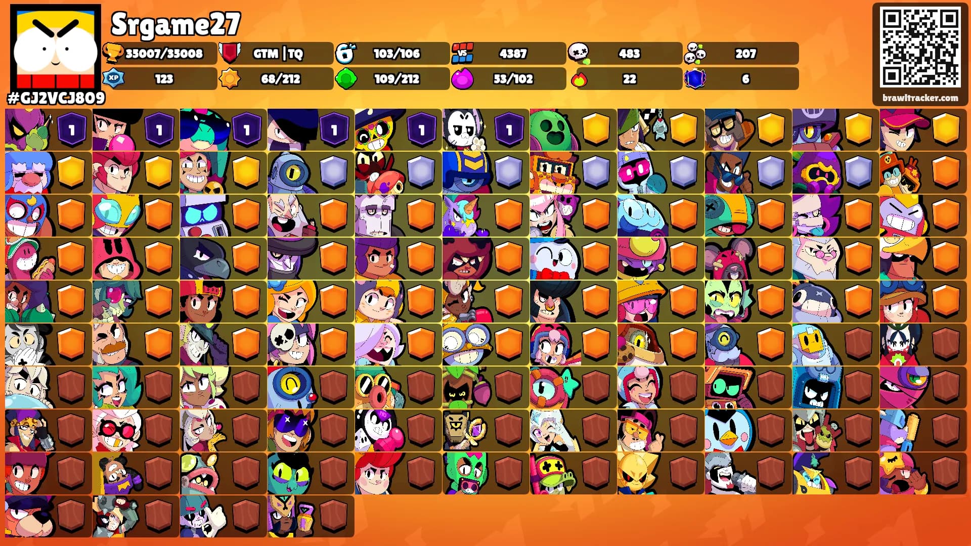 Srgame27's Ranks