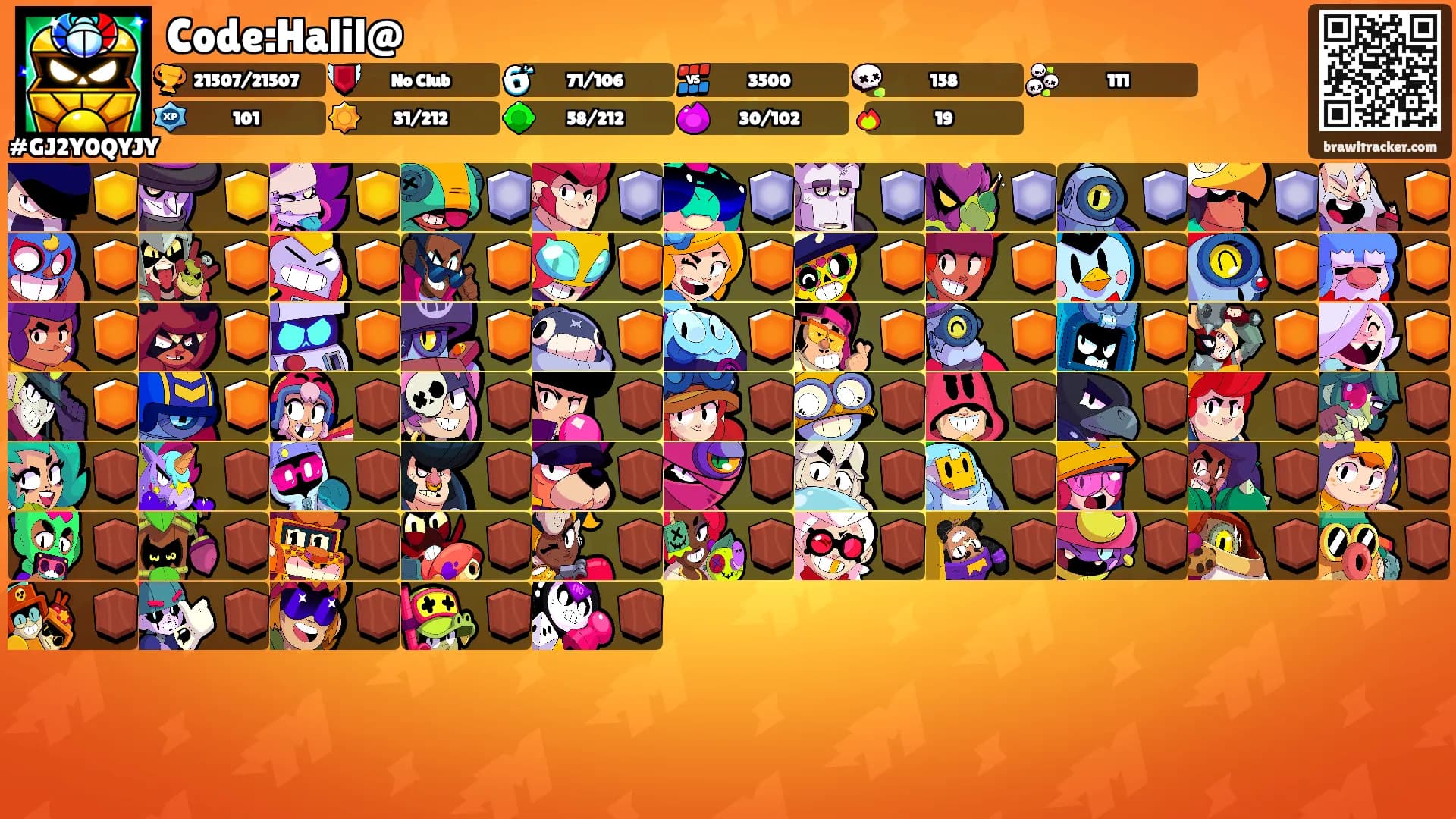 Code:Halil@'s Ranks