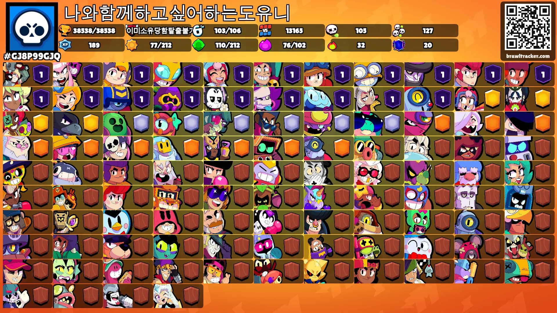 나와함께하고싶어하는도유니's Ranks