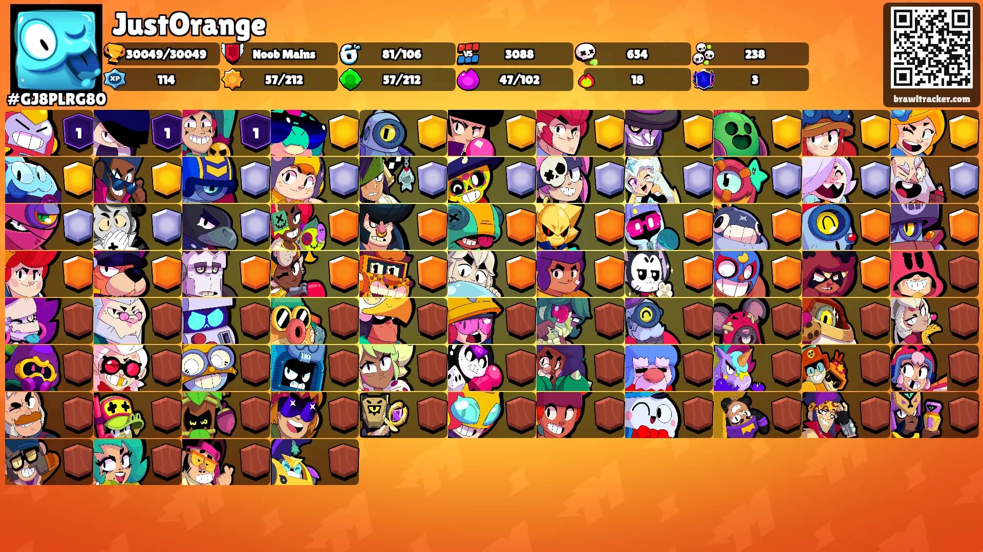 JustOrange's Ranks