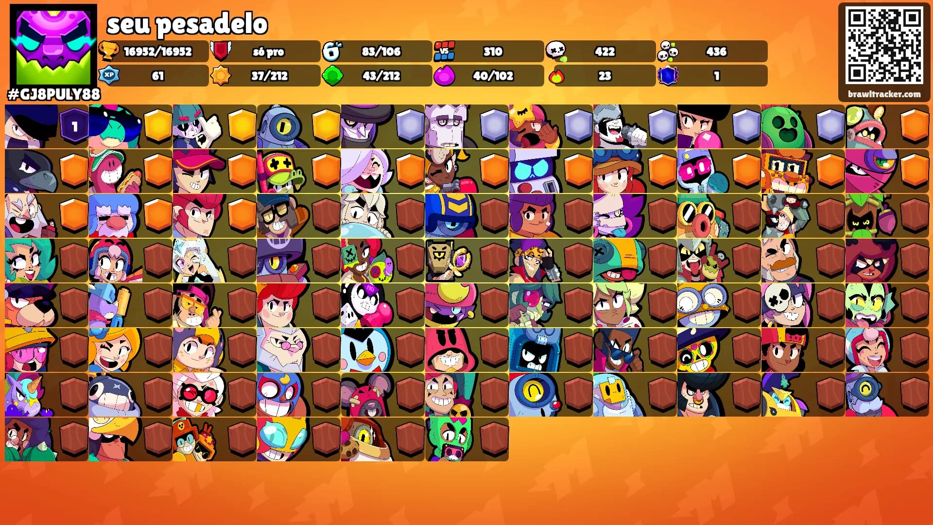 seu pesadelo's Ranks