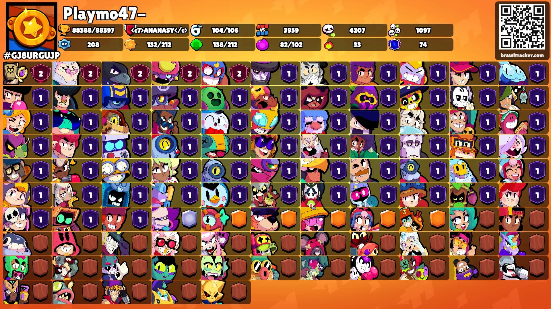 Playmo47-'s Ranks
