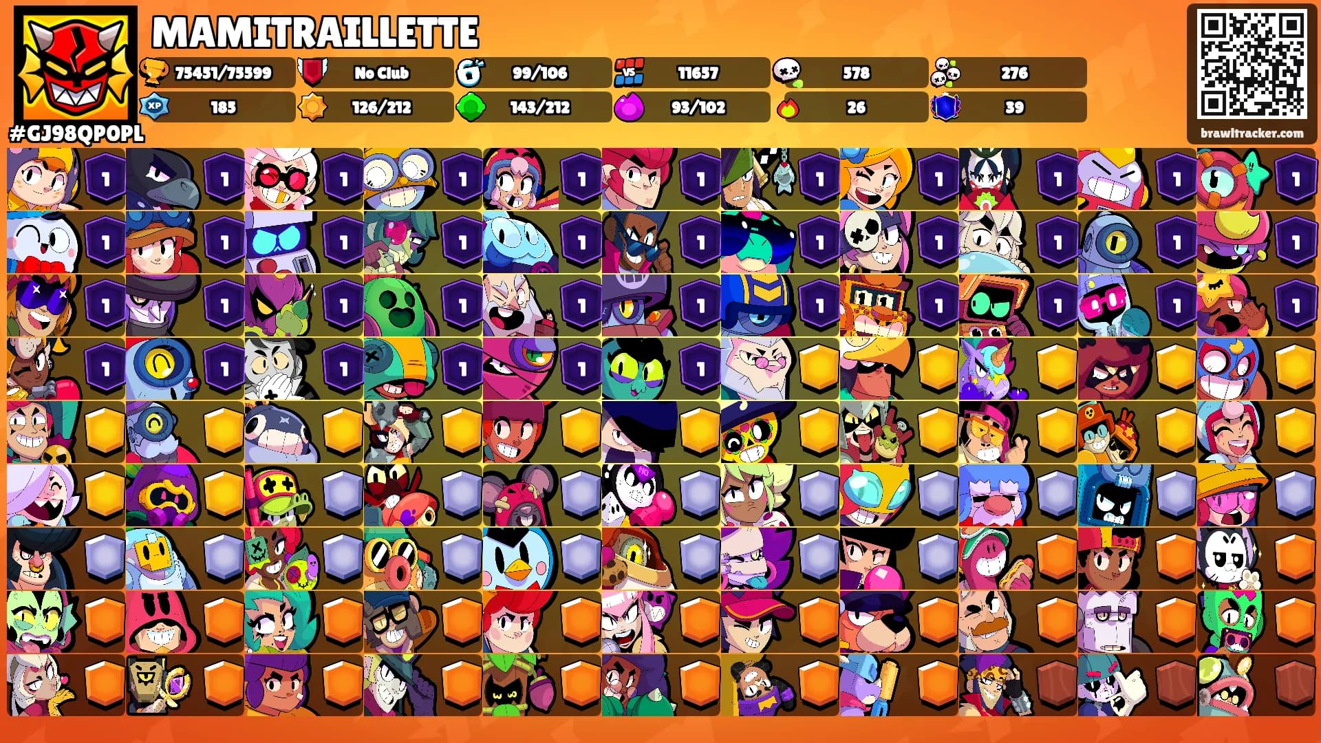 MAMITRAILLETTE's Ranks