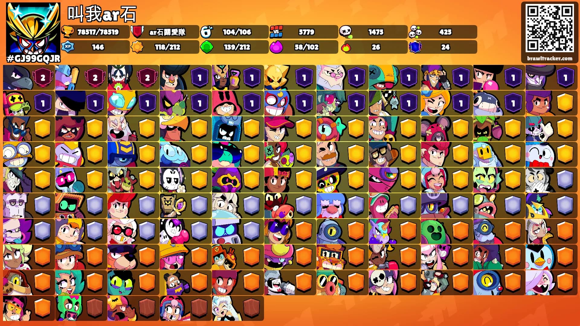 叫我ar石's Ranks