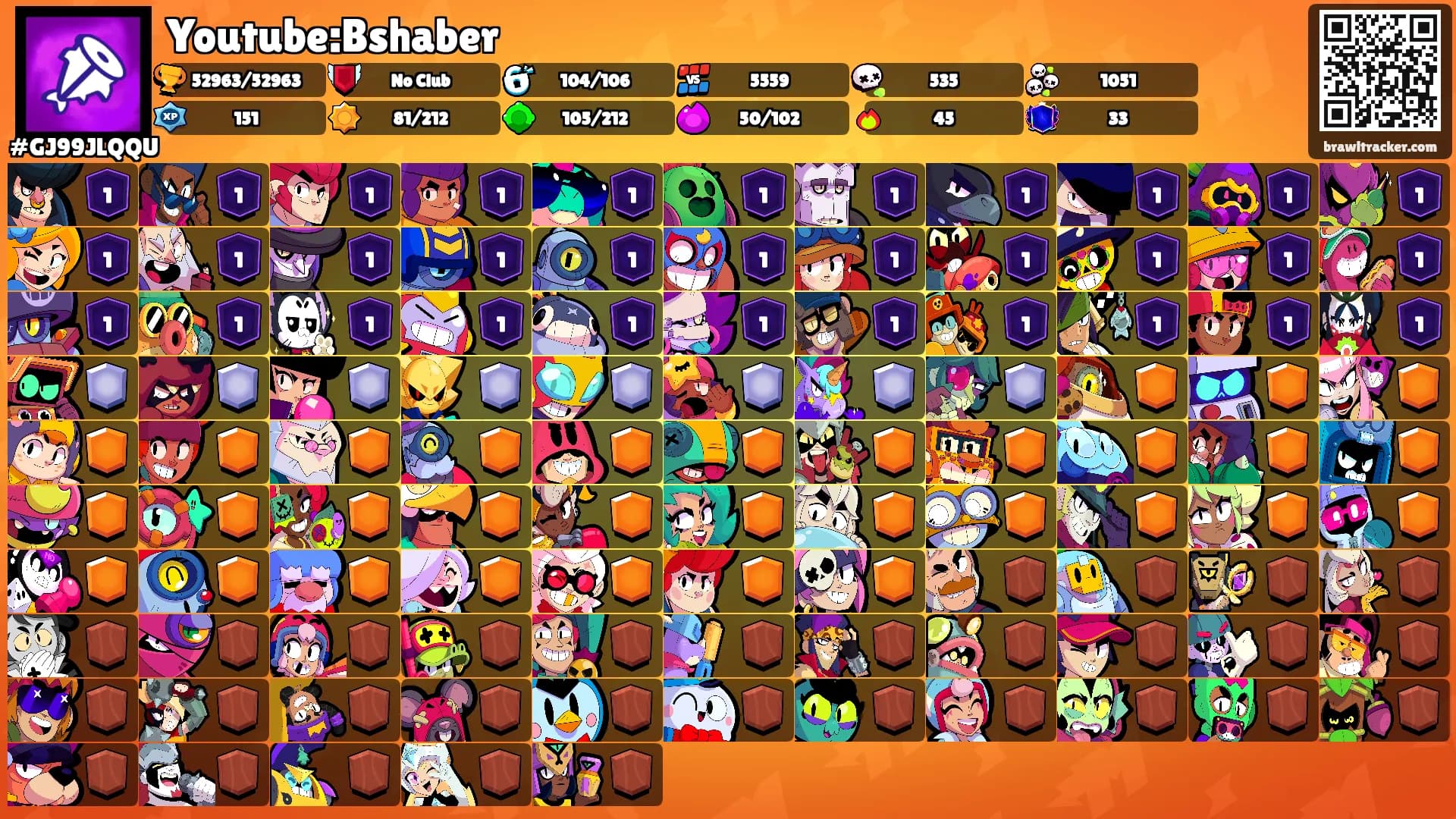 Youtube:Bshaber's Ranks