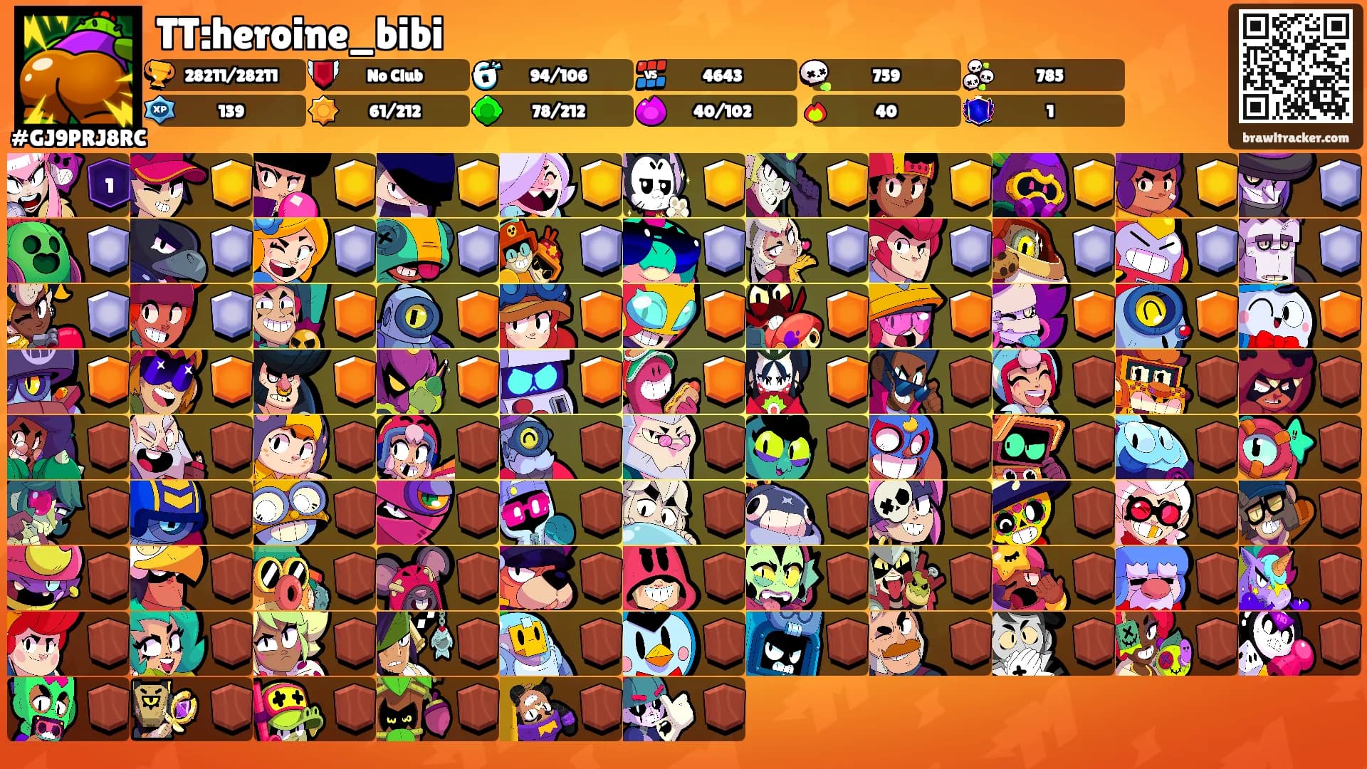 TT:heroine_bibi's Ranks