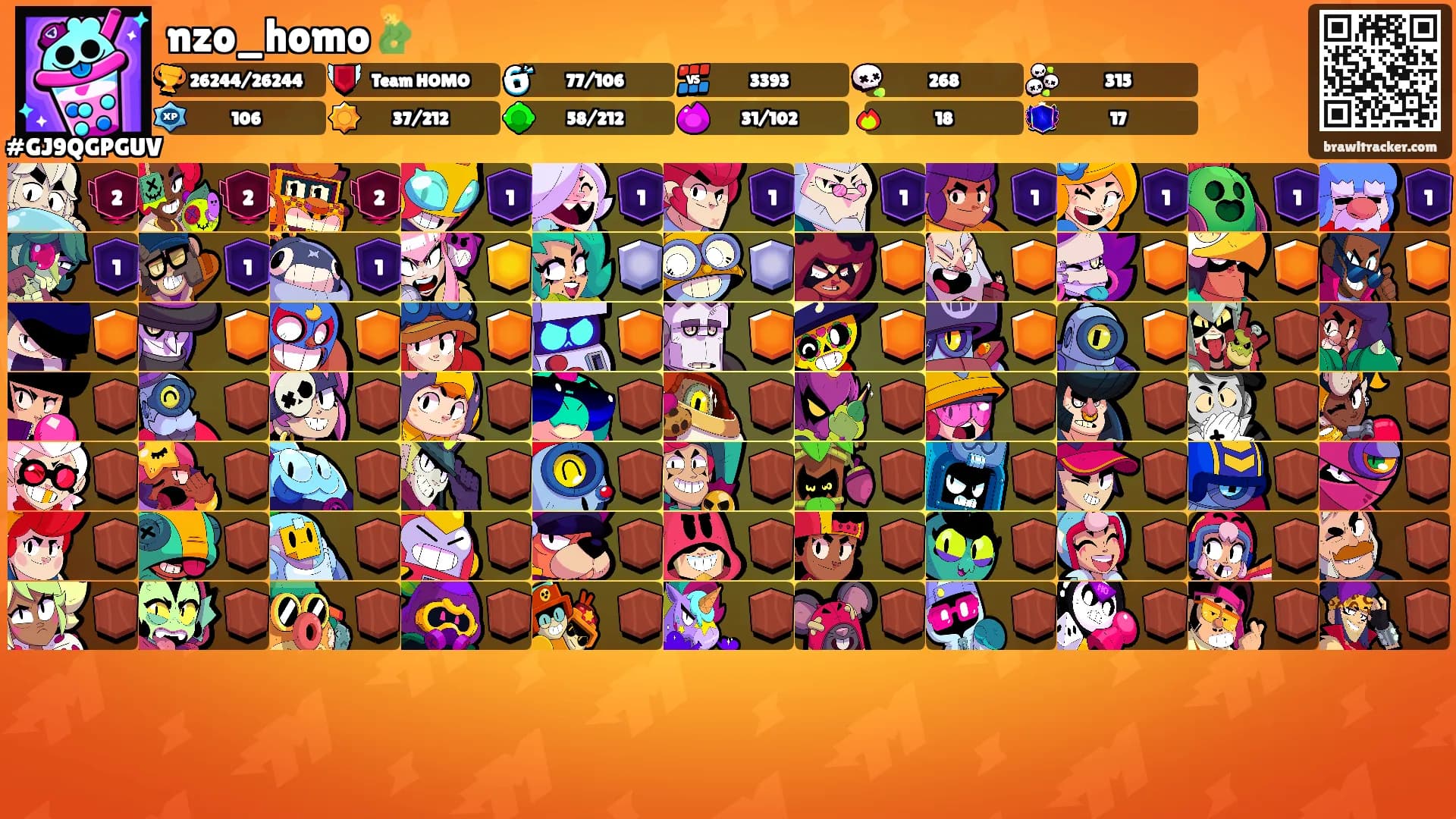 nzo_homo🫃's Ranks