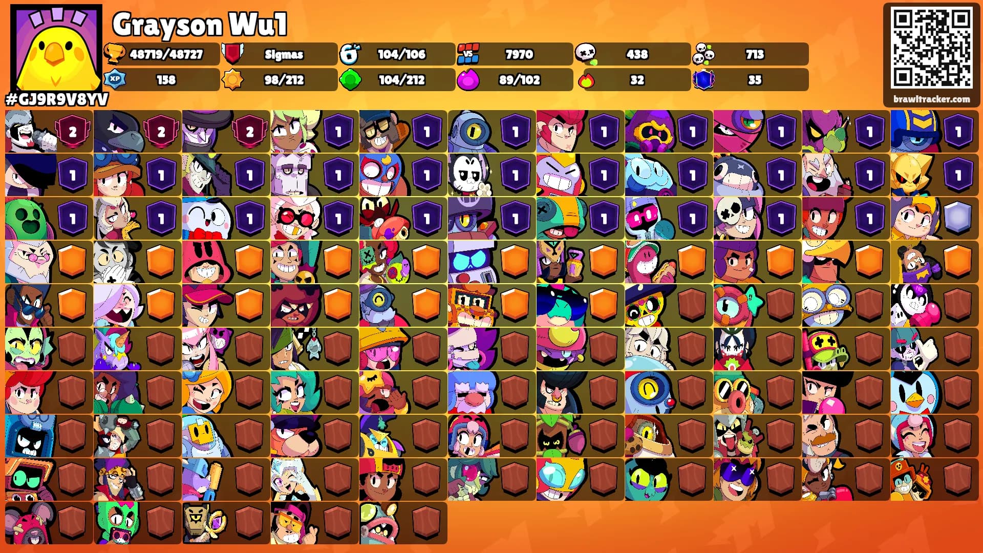 Grayson Wu1's Ranks