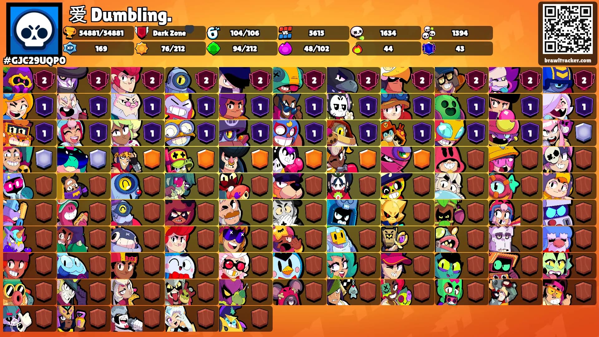 爱 Dumbling.'s Ranks