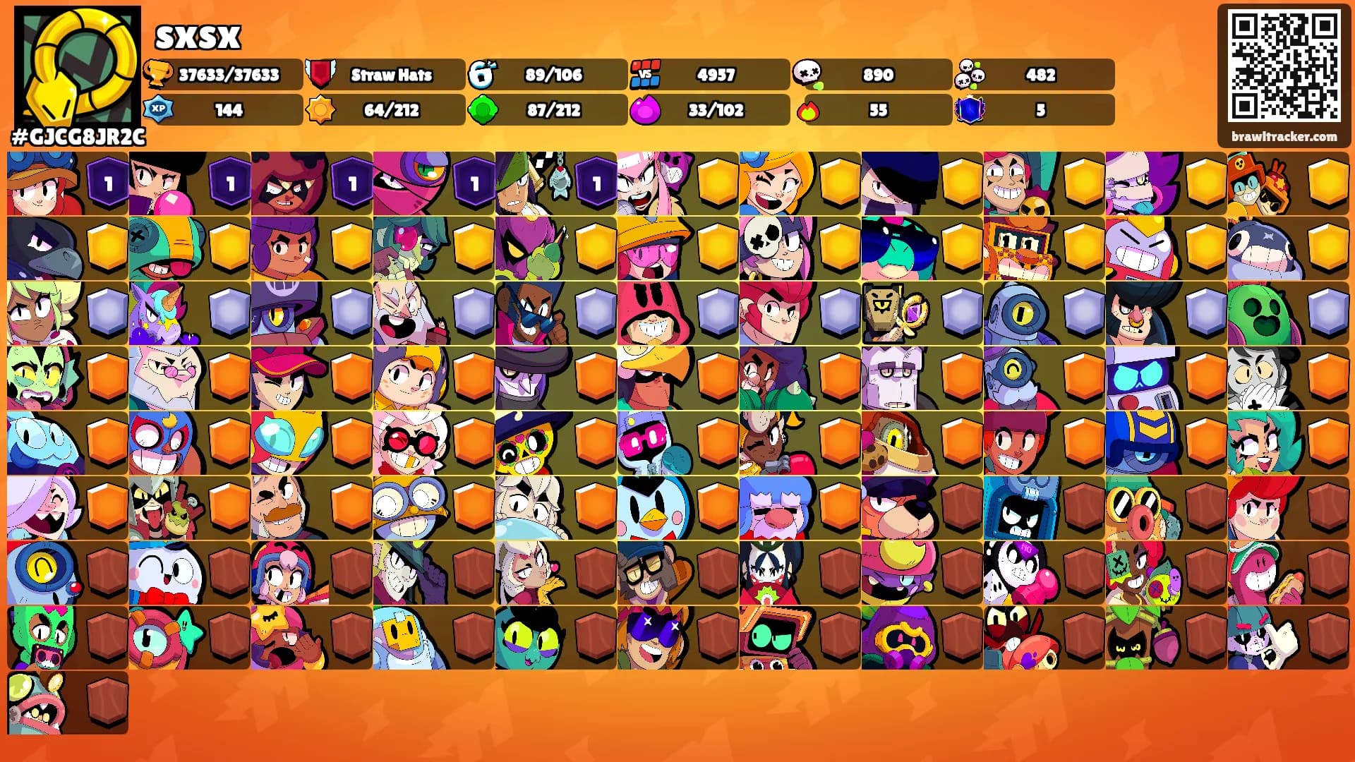 sxsx's Ranks