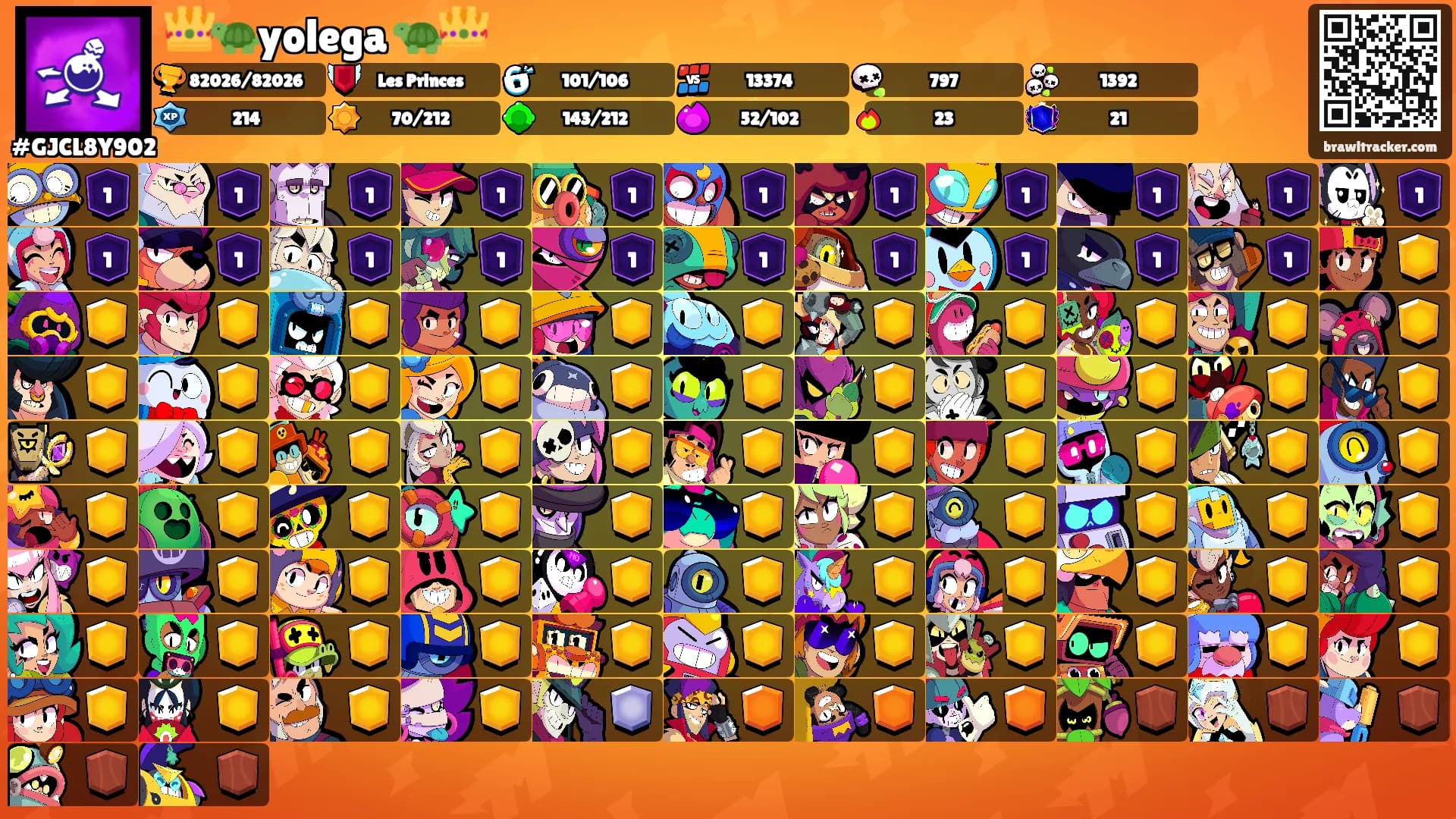 👑🐢yolega 🐢👑's Ranks