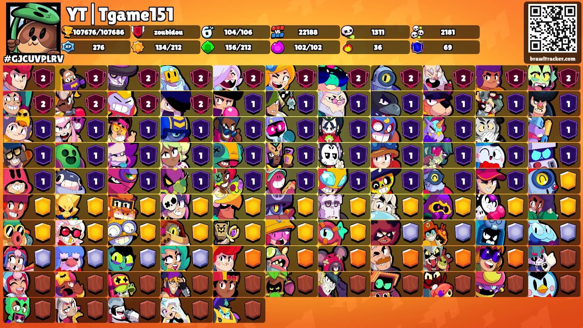 YT|Tgame151's Ranks