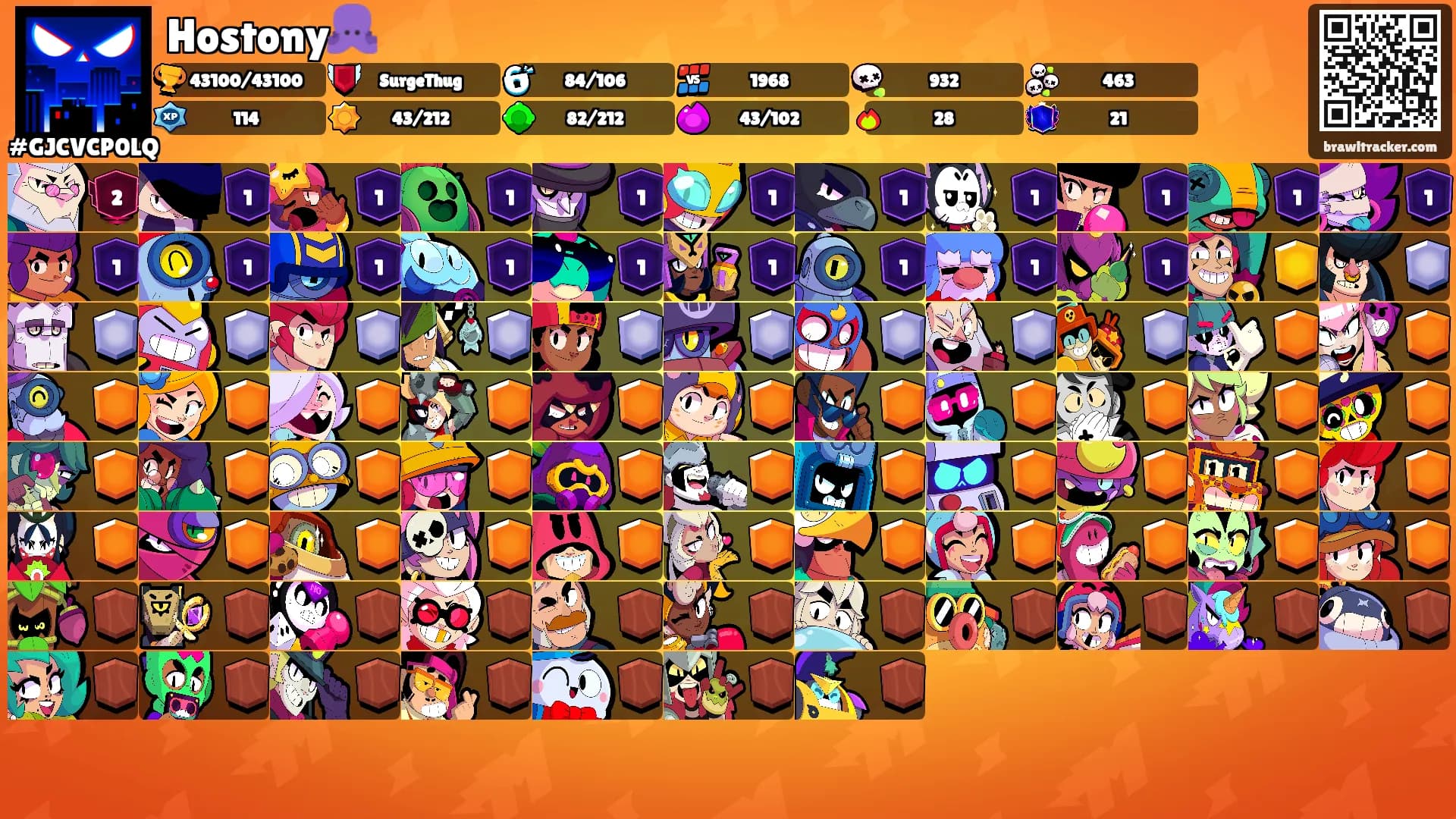 Hostony🐙's Ranks