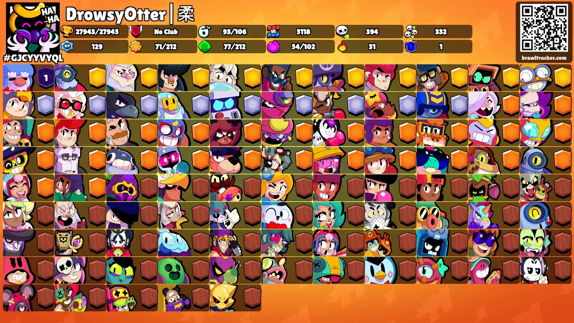 DrowsyOtter|柔's Ranks