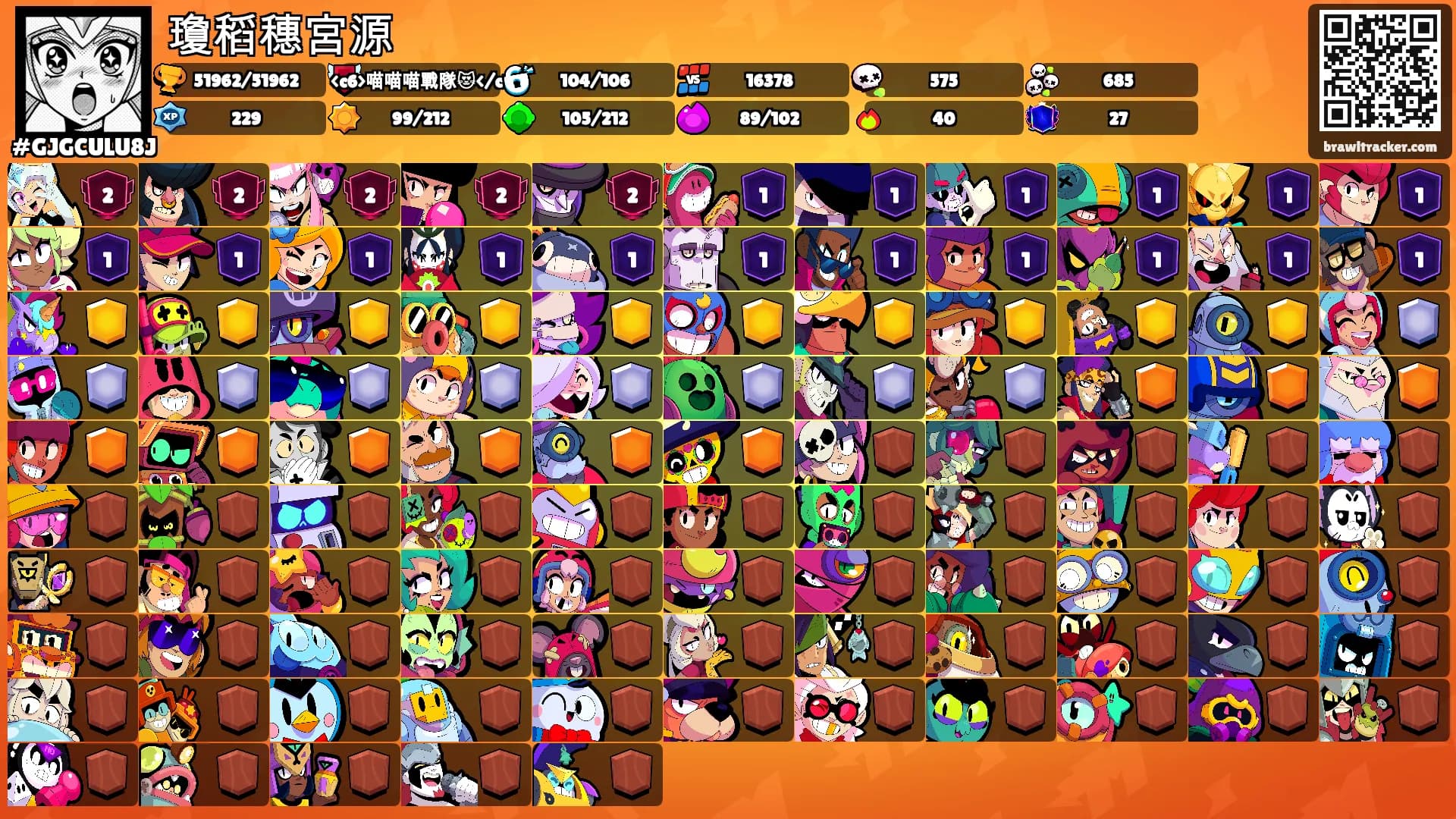 瓊稻穗宮源's Ranks