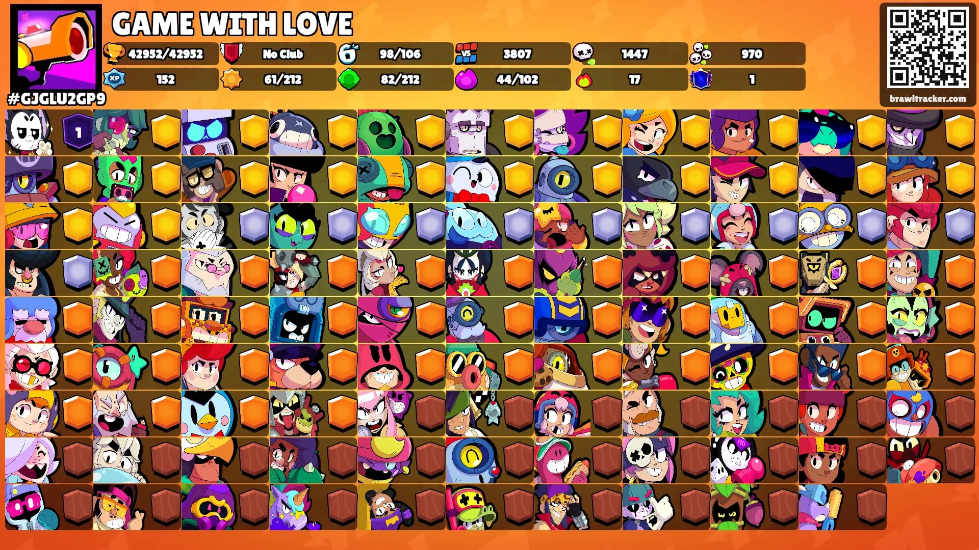 GAME WITH LOVE⚡'s Ranks
