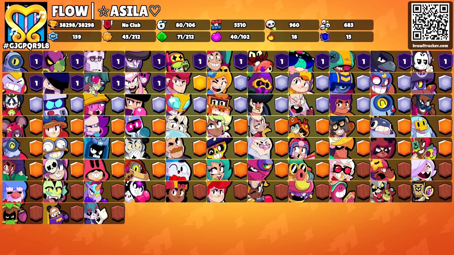 FLOW|☆ASILA♡'s Ranks