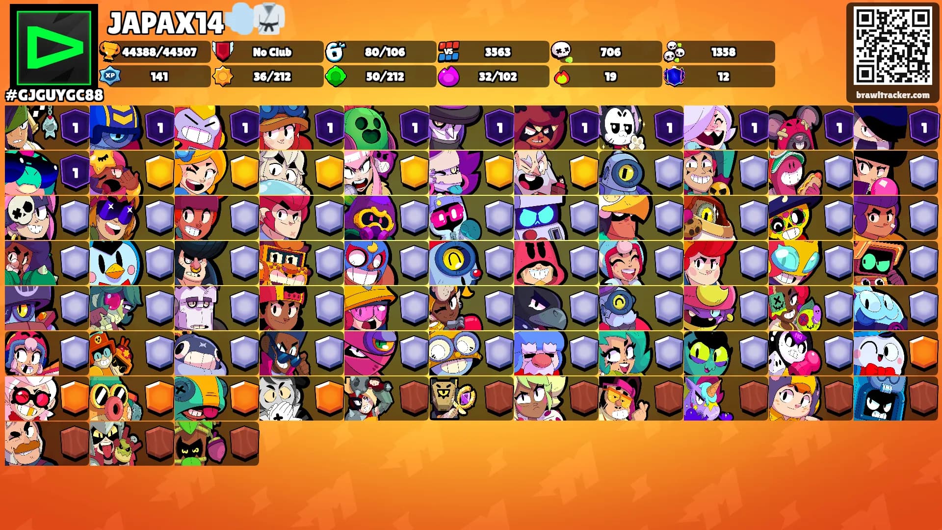 JAPAX14💨🥋's Ranks