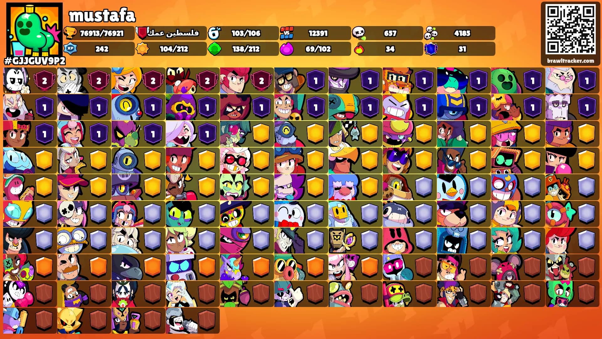mustafa's Ranks