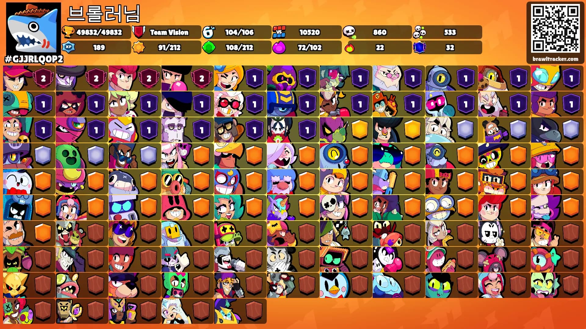 브롤러님's Ranks