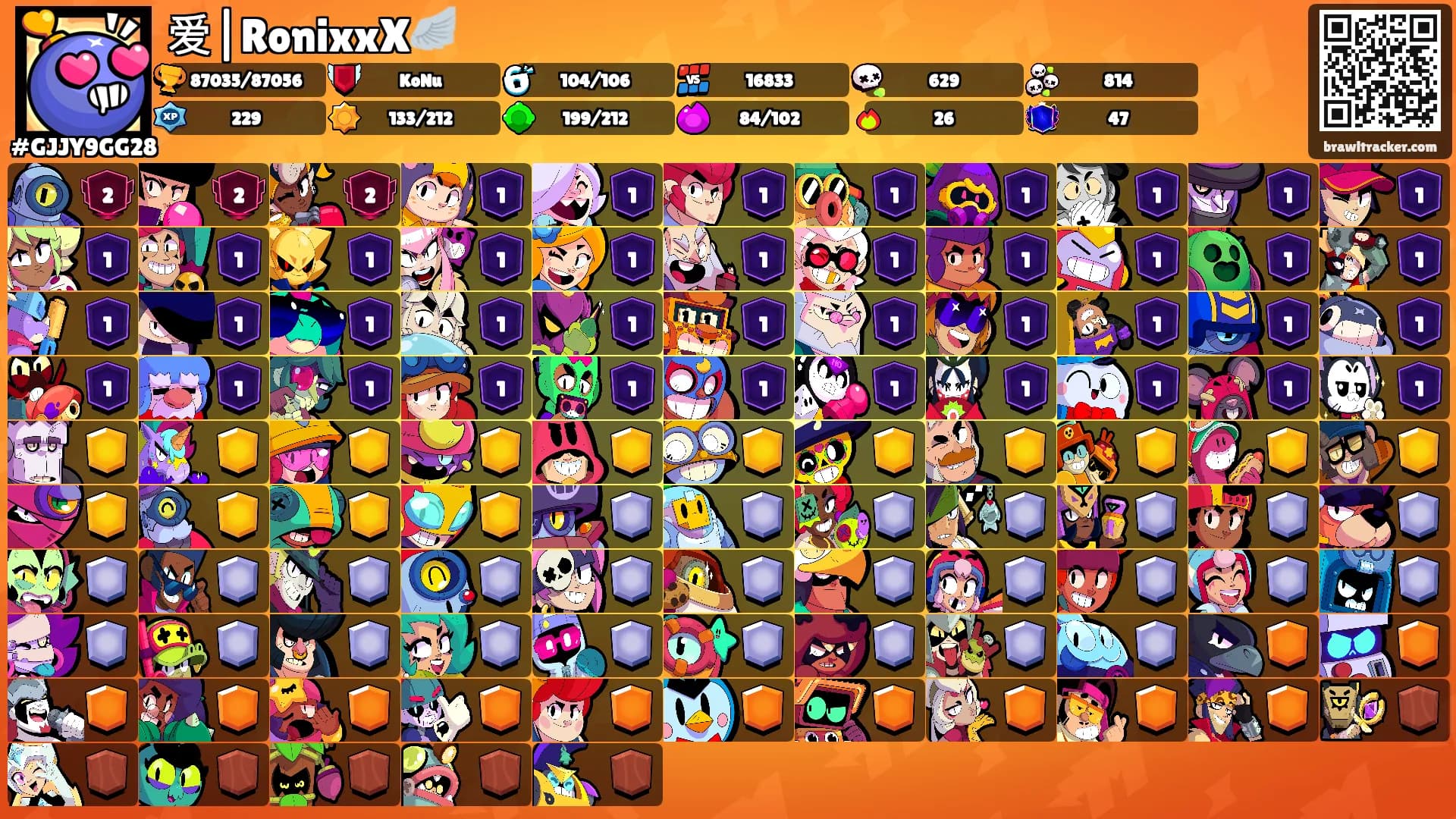 爱|RonixxX🪽's Ranks