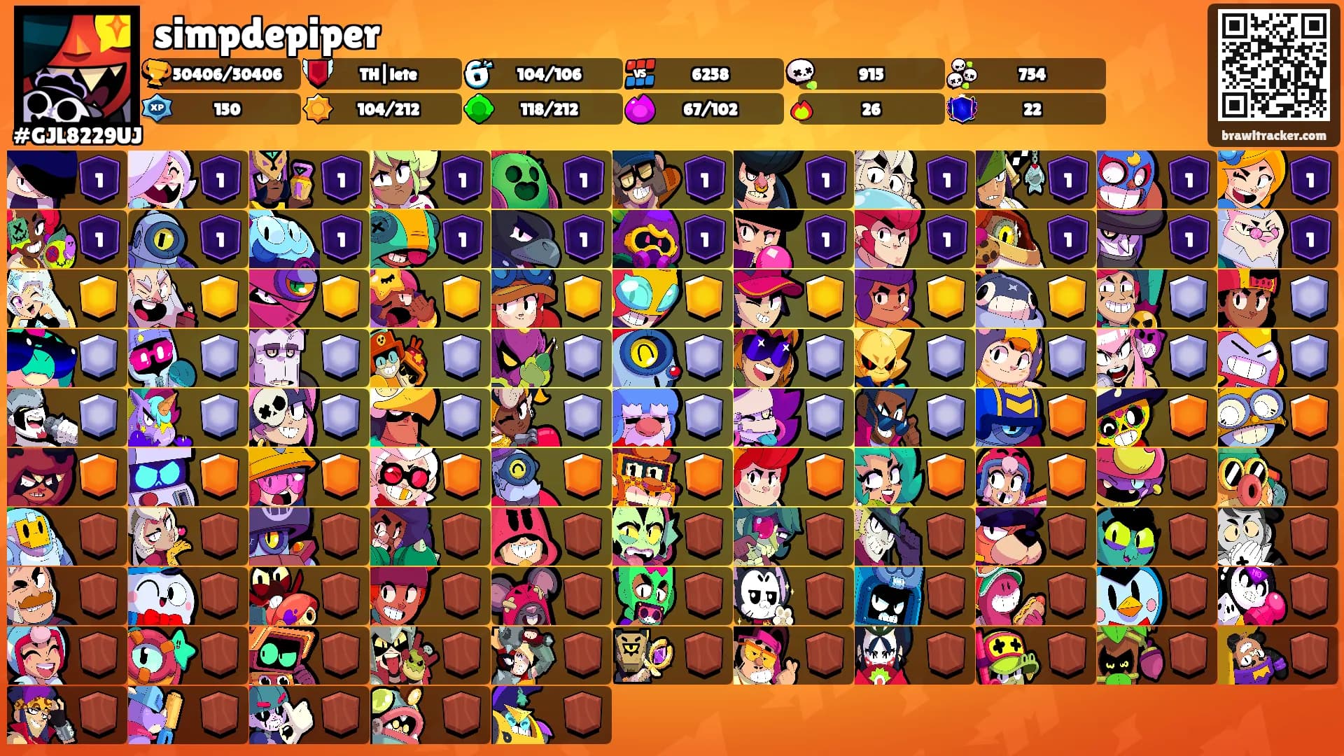 simpdepiper's Ranks