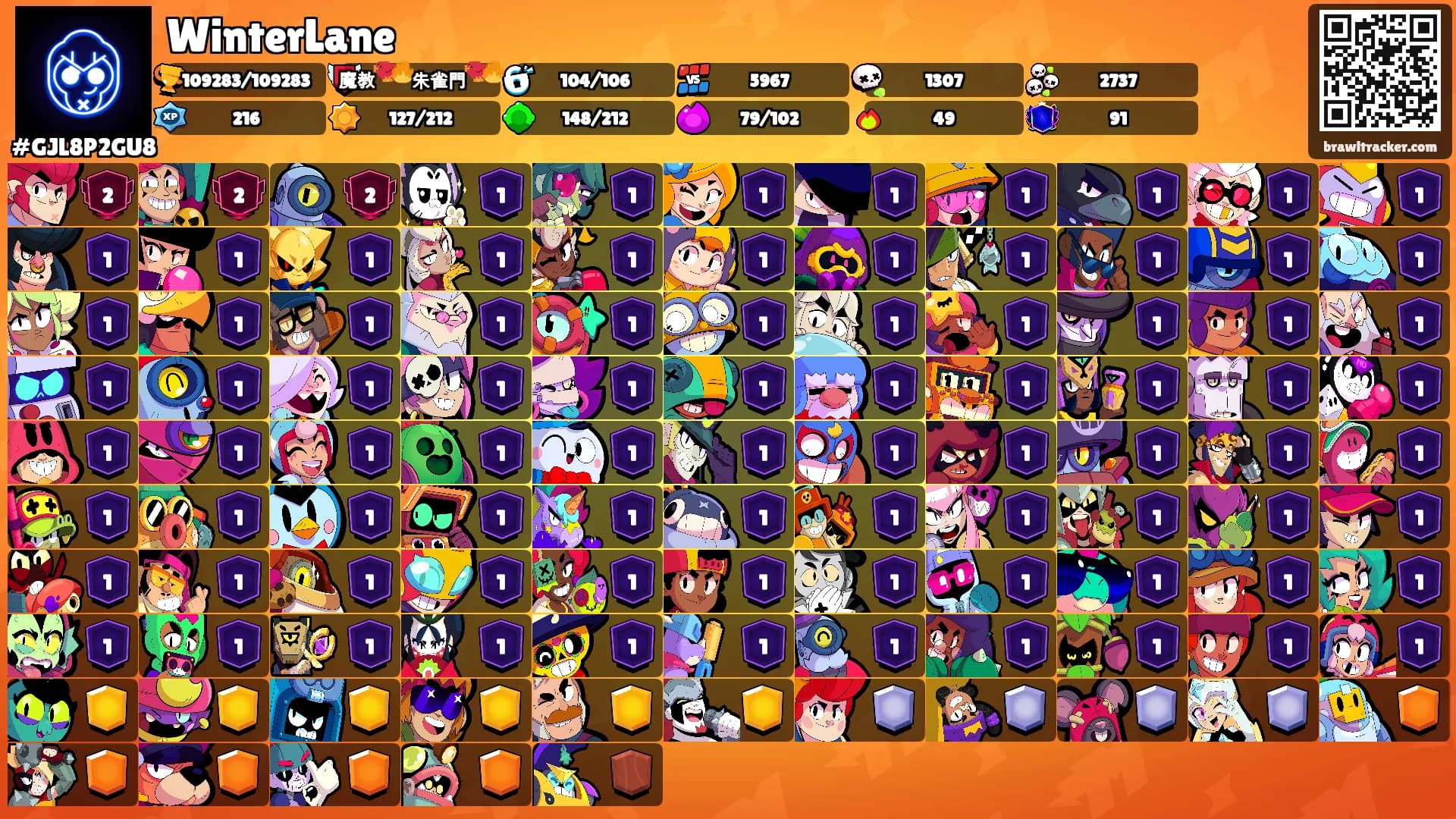 WinterLane's Ranks