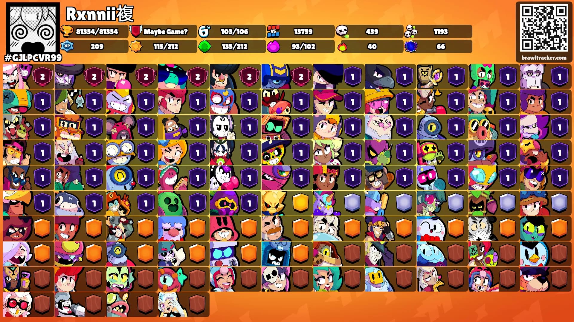 Rxnnii複's Ranks