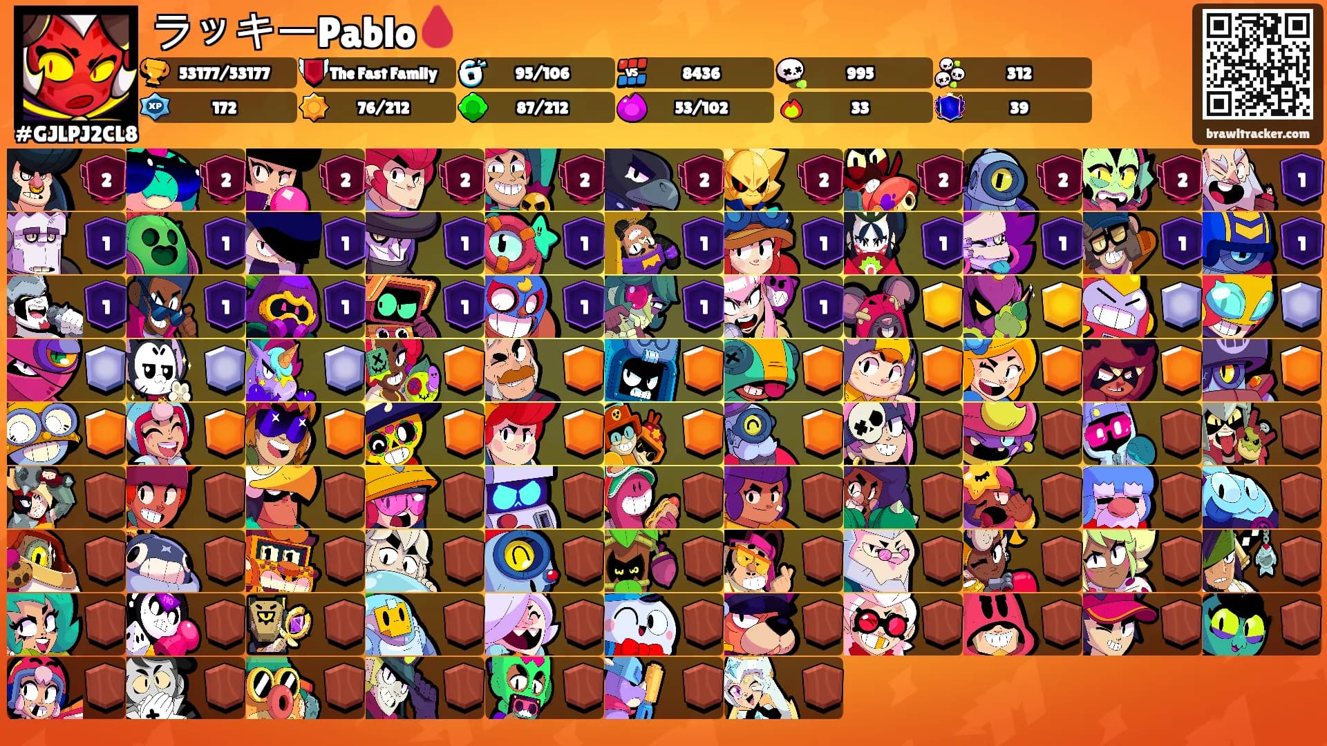 ラッキーPablo🩸's Ranks