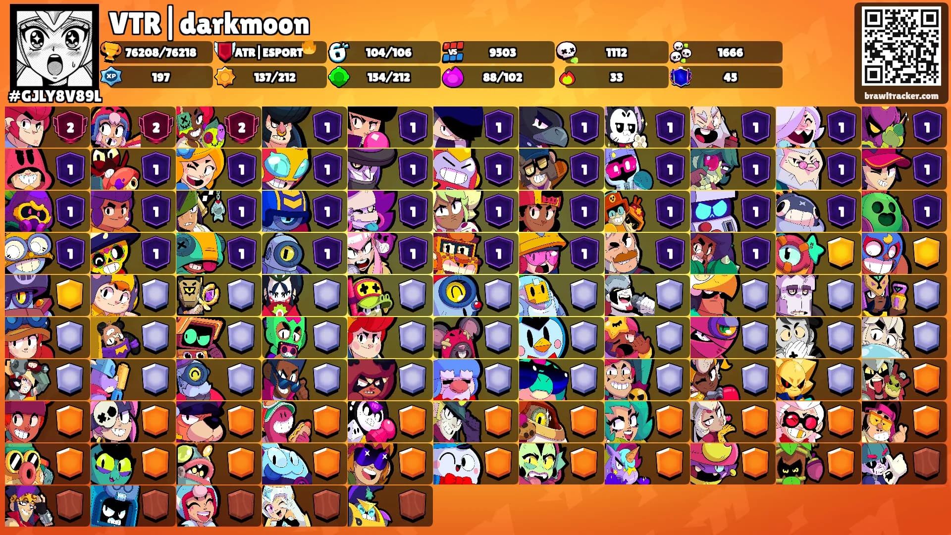 VTR|darkmoon's Ranks