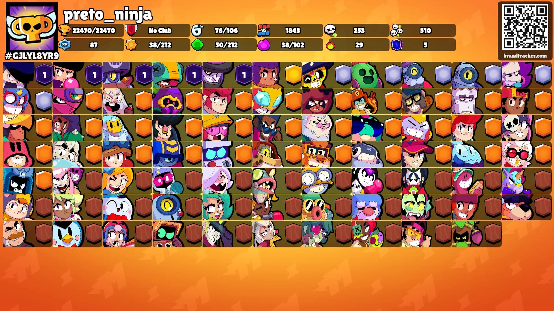 preto_ninja's Ranks